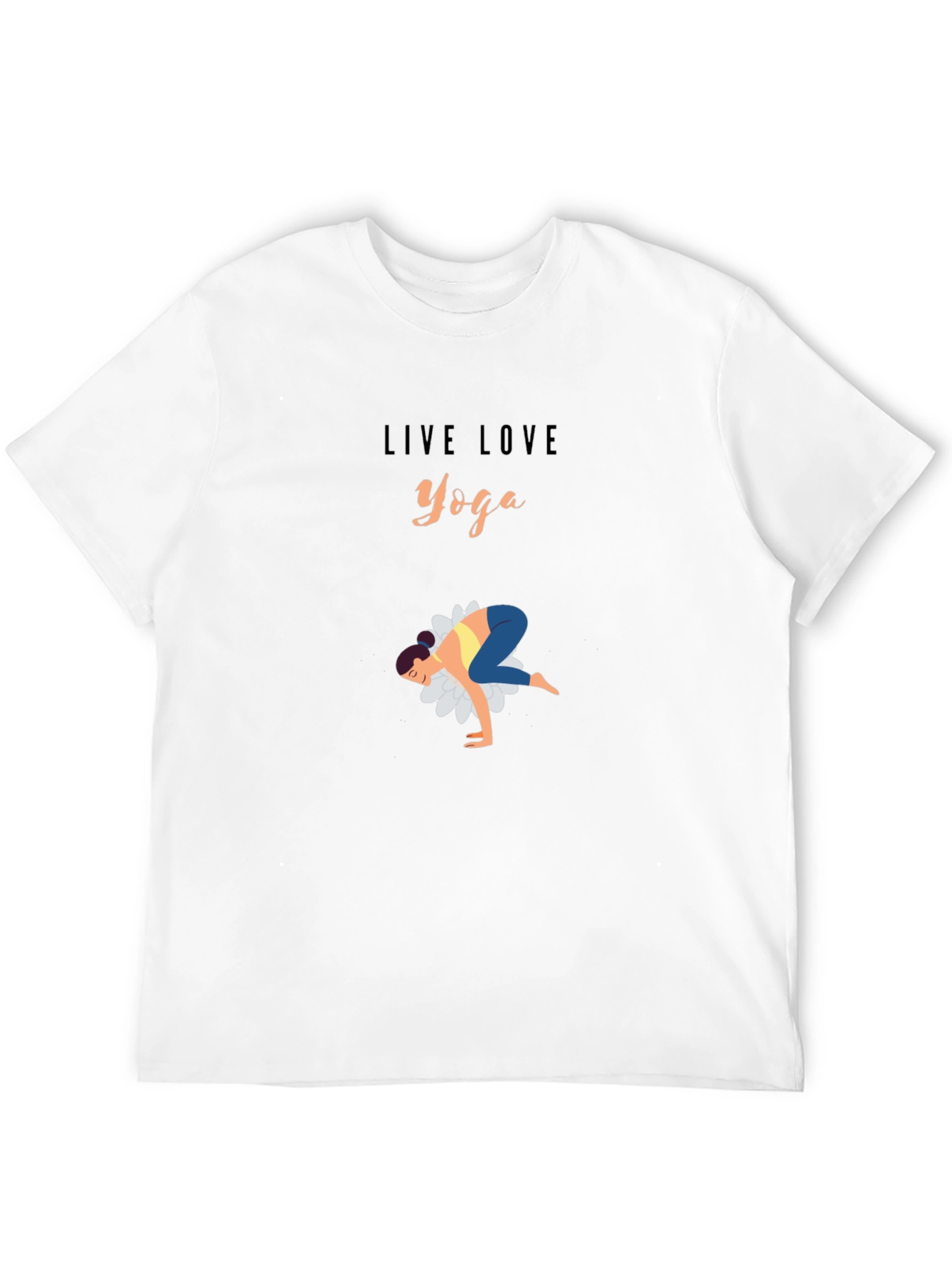 Live Love Yoga Graphic T-Shirt - Relaxed Fit