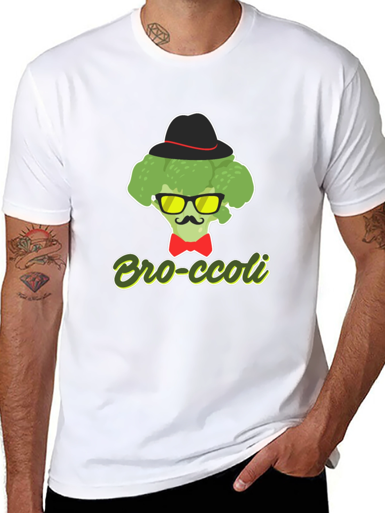 Bro-ccolli T-Shirt - Funny Broccoli Pun Tee