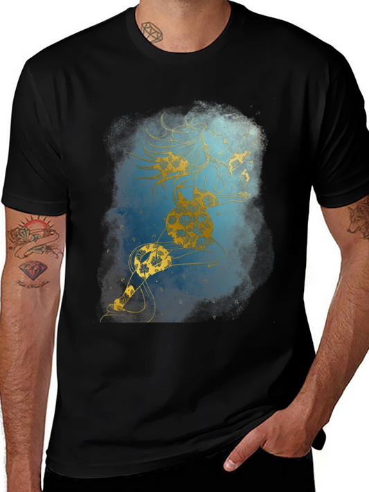 Mystic Woman Graphic T-Shirt - Modern Art Tee