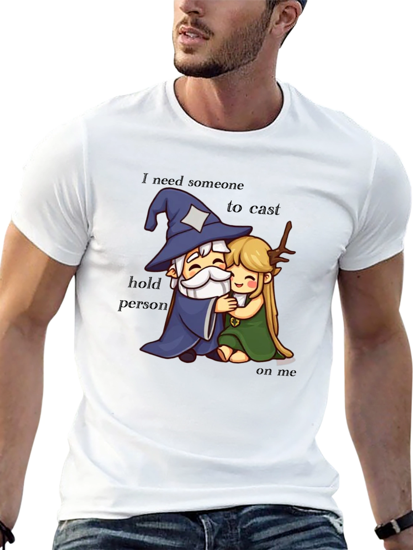 Wizard Hug T-Shirt: I need someone to cast