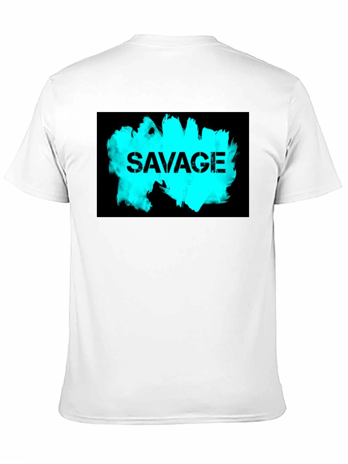 Savage Graphic Tee - Black Cotton Comfort