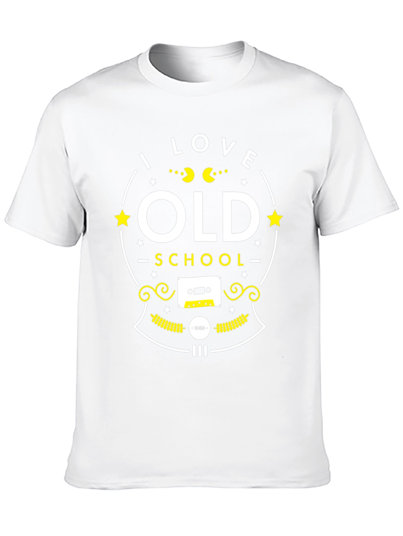 Retro Old School T-Shirt - Black