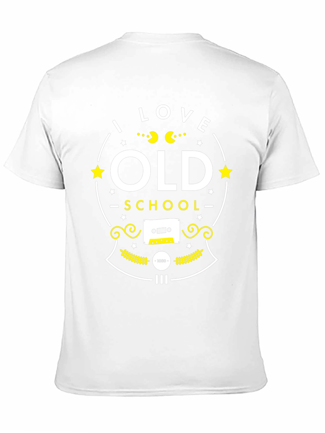 Retro Old School T-Shirt - Black