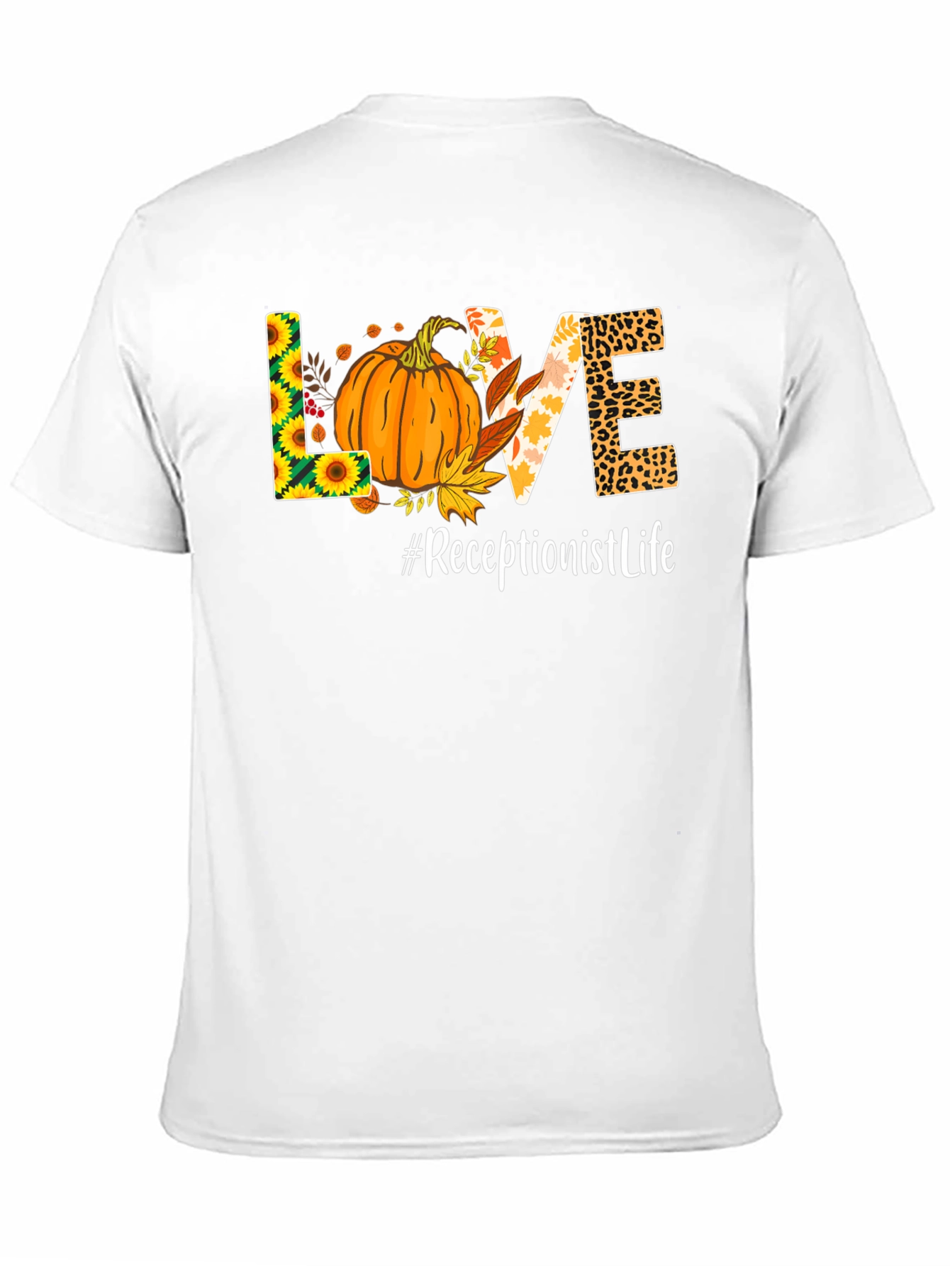 Fall Receptionist Life T-Shirt