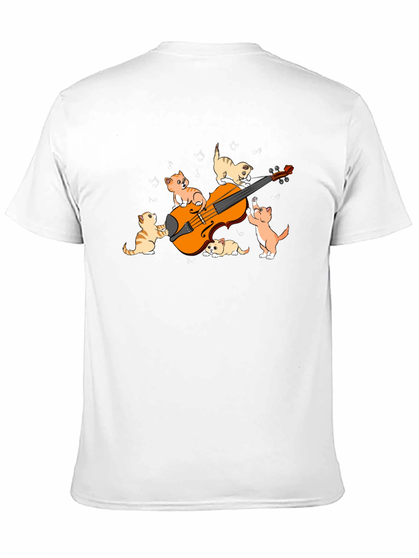 Cats Playing Violin Graphic T-Shirt