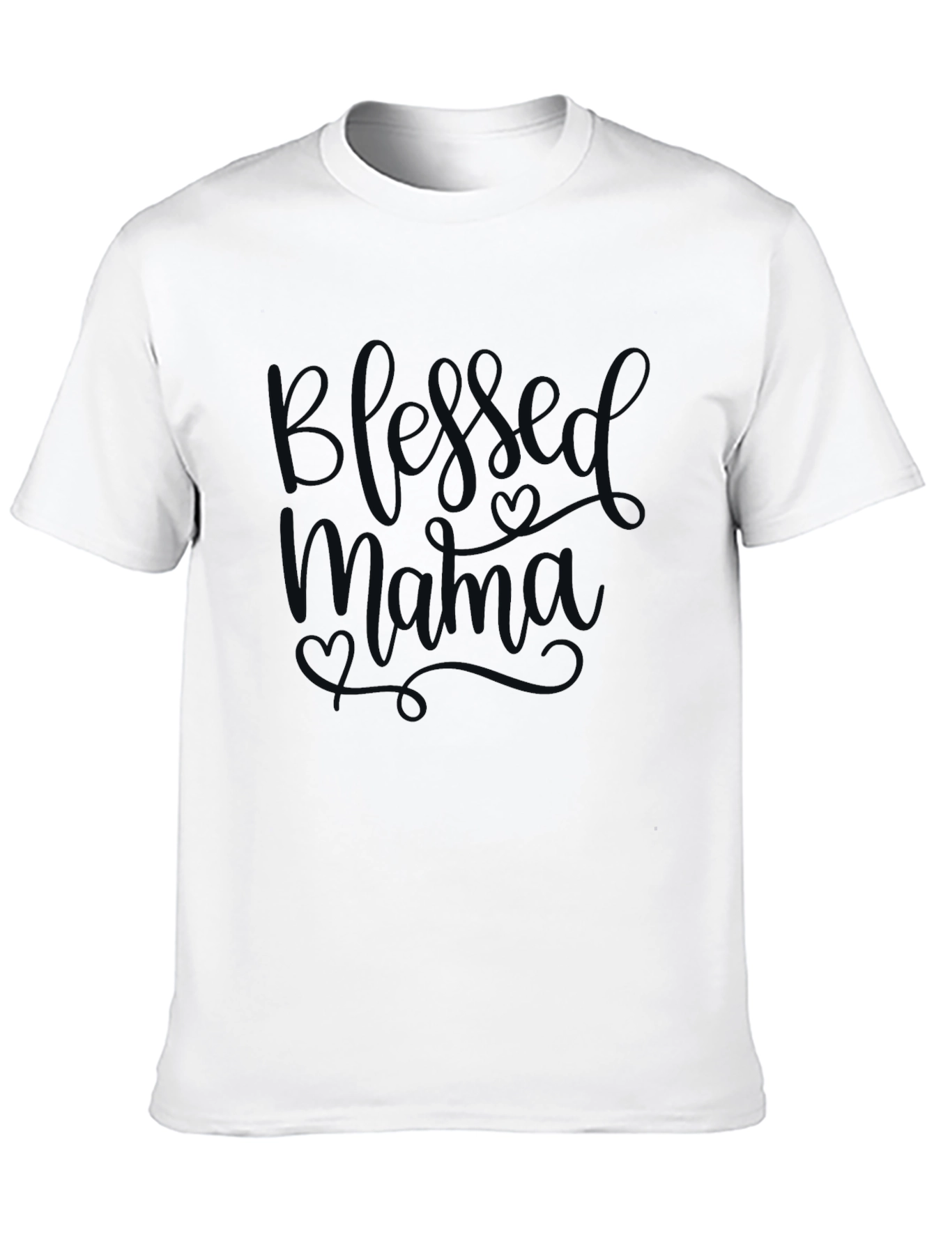 Blessed Mama Black Graphic Tee