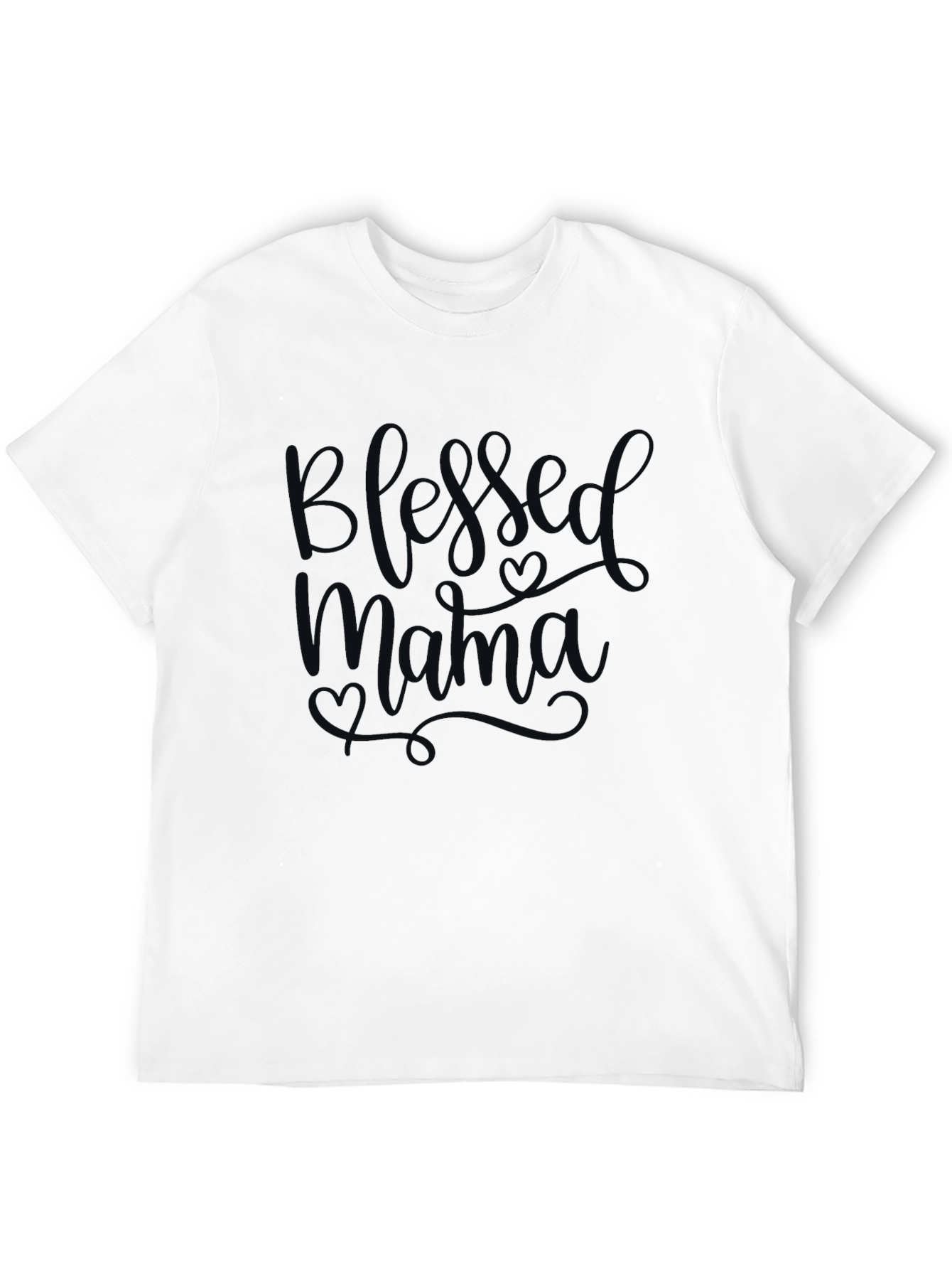 Blessed Mama Black Graphic Tee