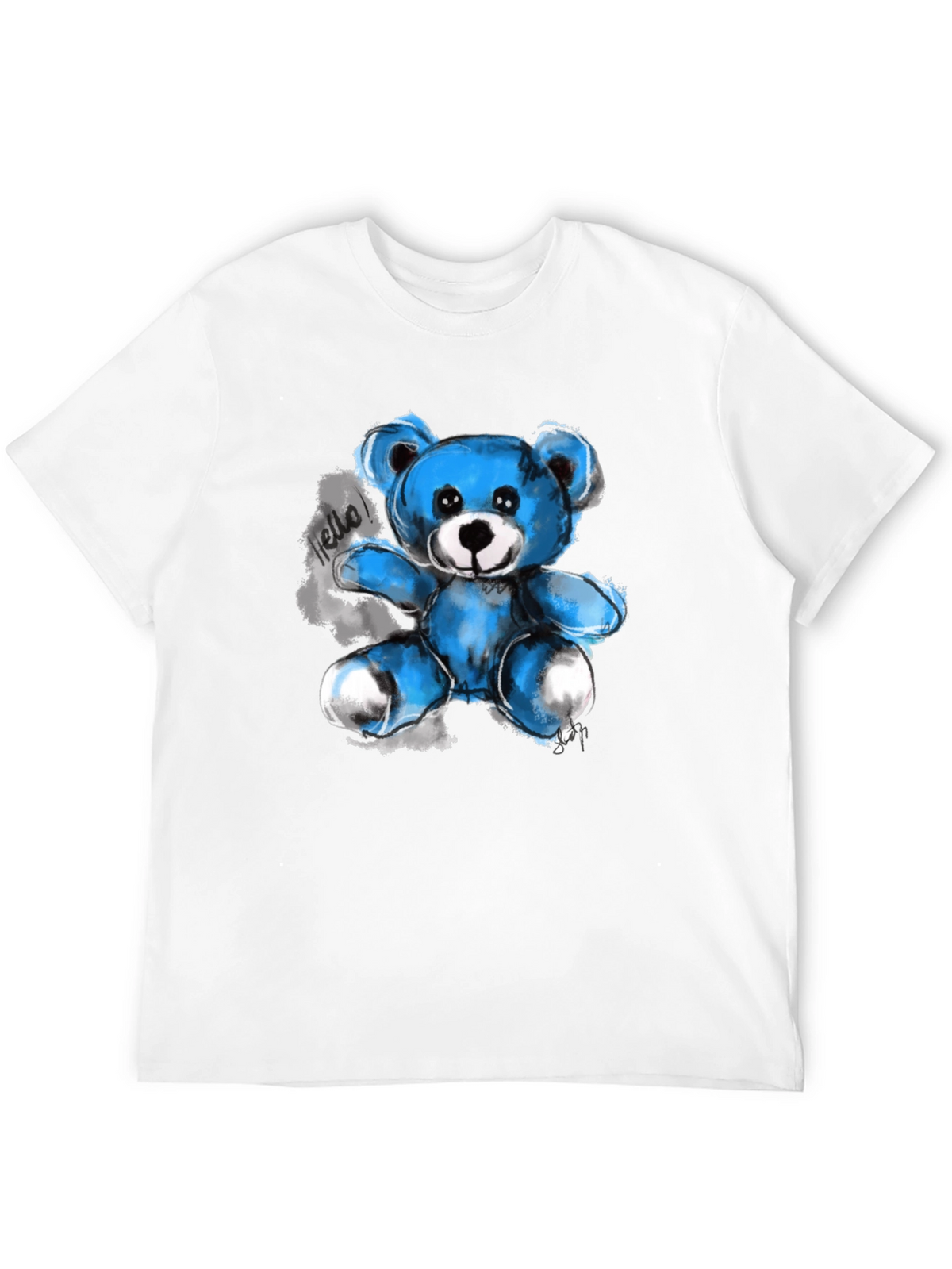 Blue Bear Graphic Tee