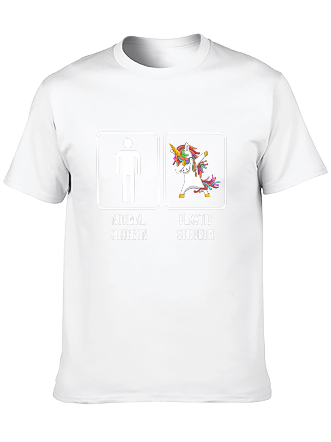 Normal vs Plastic Surgeon T-Shirt