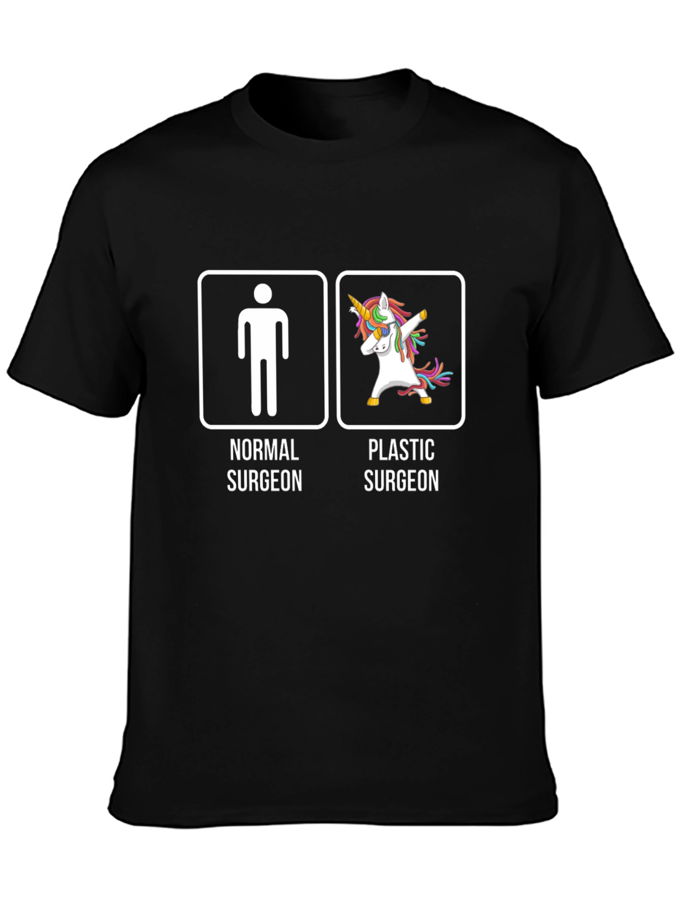 Normal vs Plastic Surgeon T-Shirt