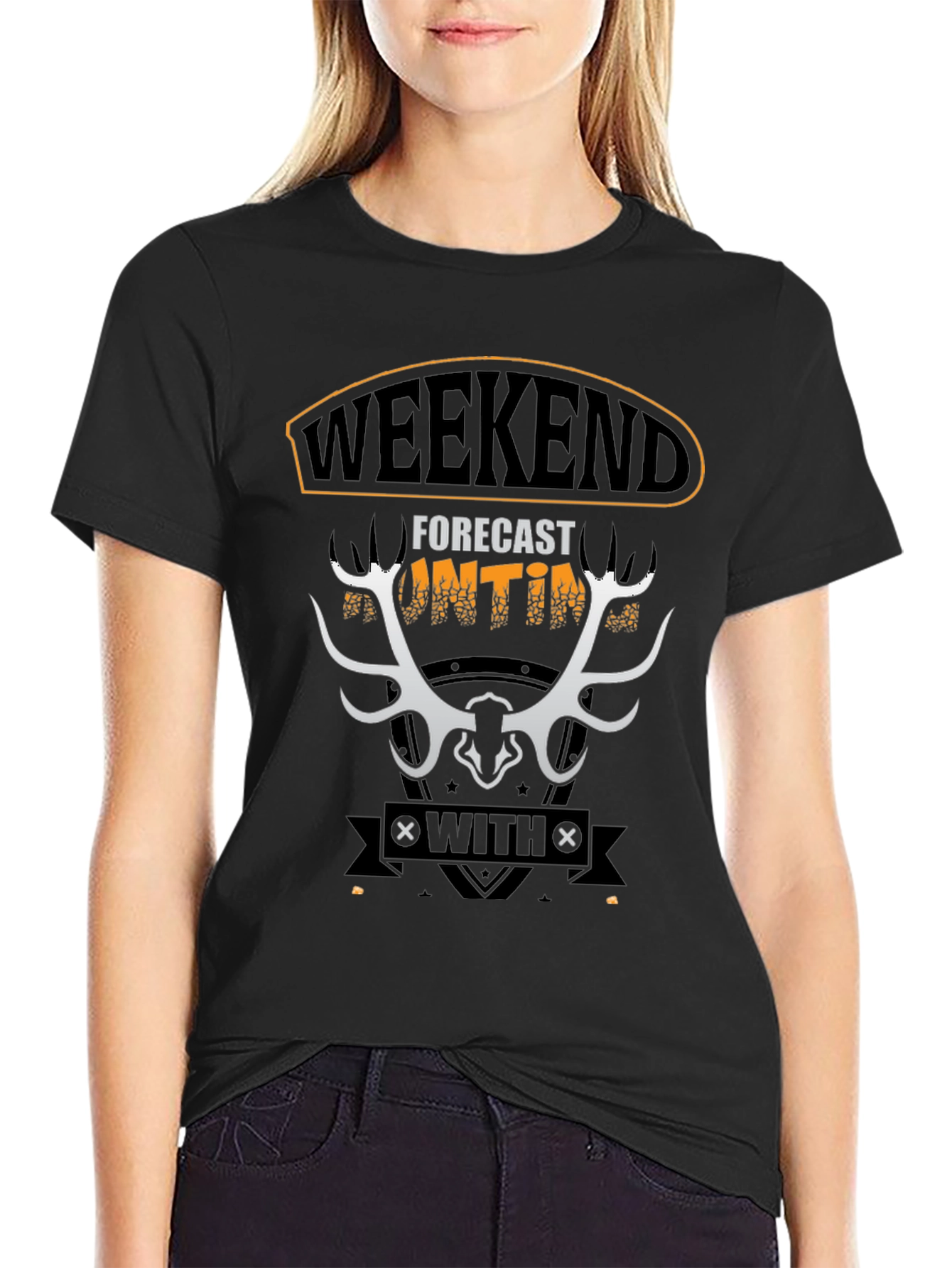 Hunting Weekend Forecast Graphic Tee