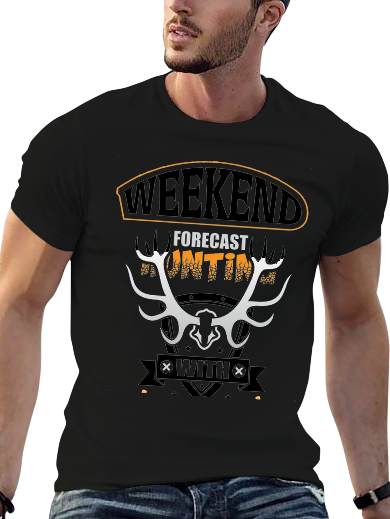 Hunting Weekend Forecast Graphic Tee