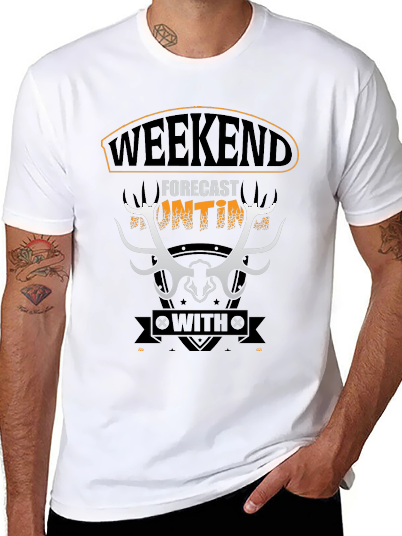 Hunting Weekend Forecast Graphic Tee