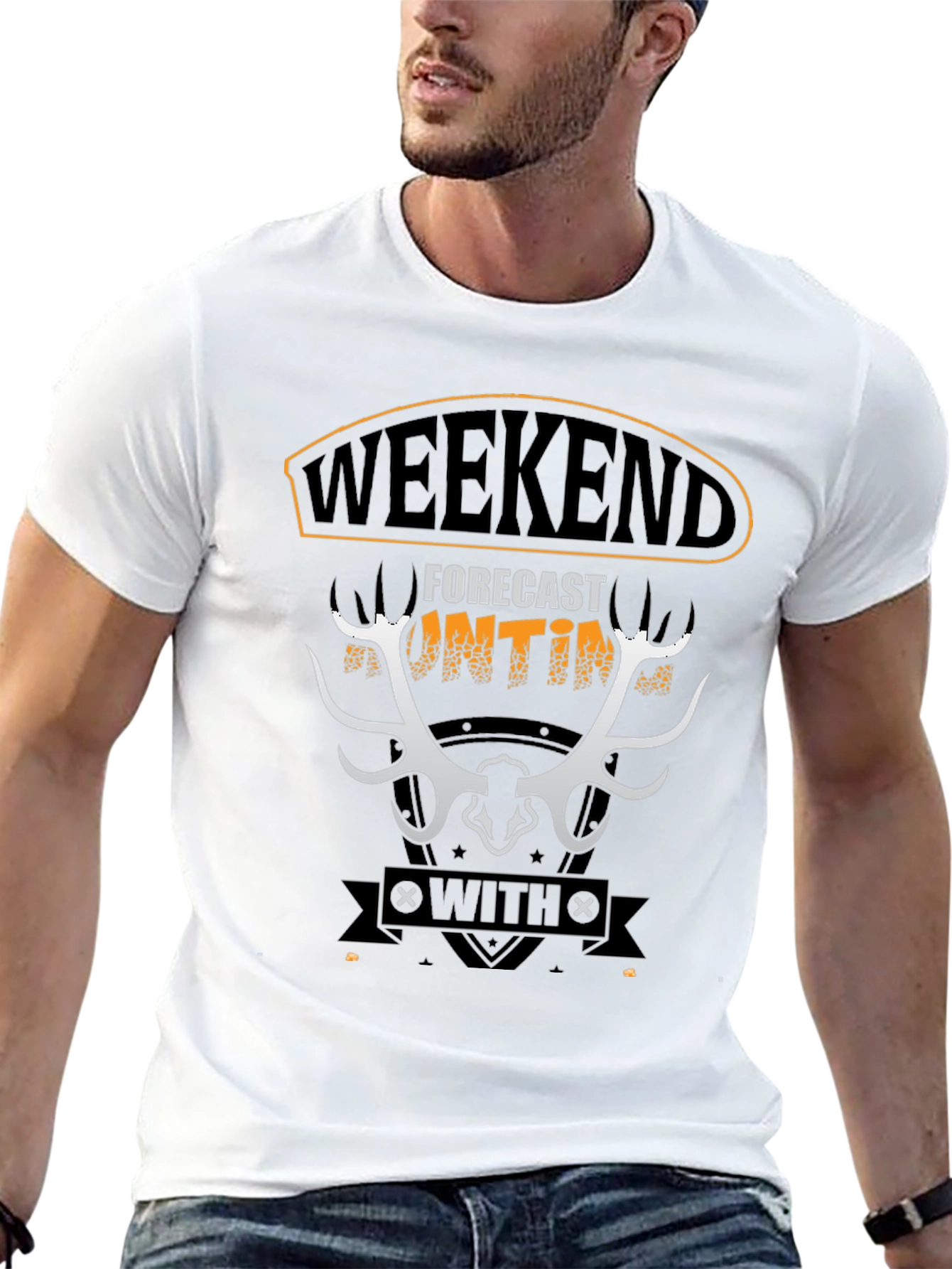 Hunting Weekend Forecast Graphic Tee