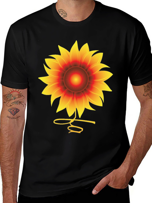 Sunflower Graphic Tee - Unisex Black T-Shirt