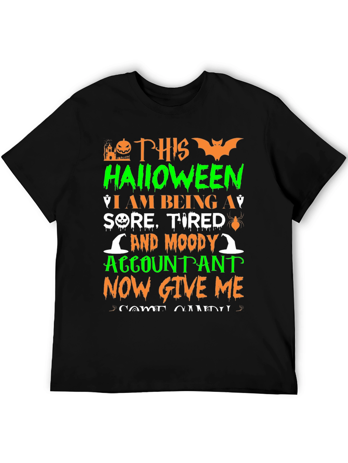 Halloween Accountant Graphic Tee