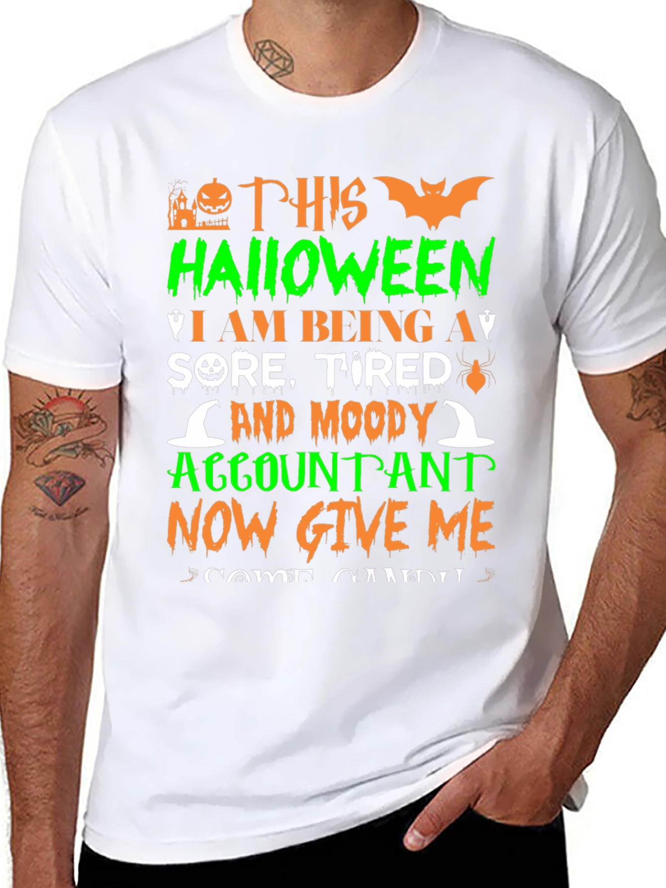 Halloween Accountant Graphic Tee