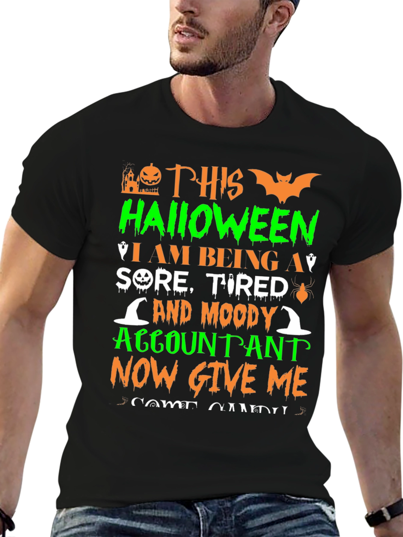 Halloween Accountant Graphic Tee