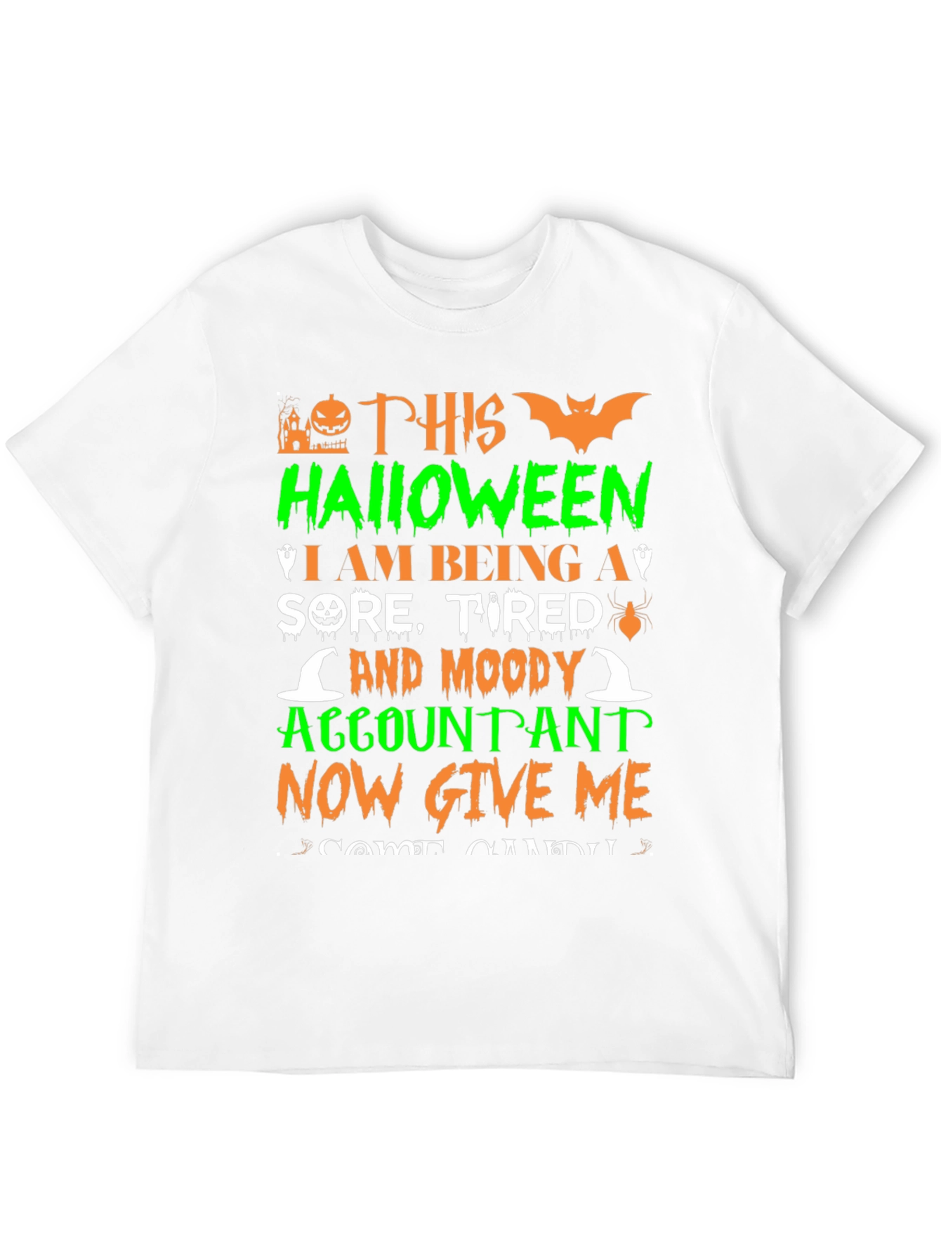 Halloween Accountant Graphic Tee