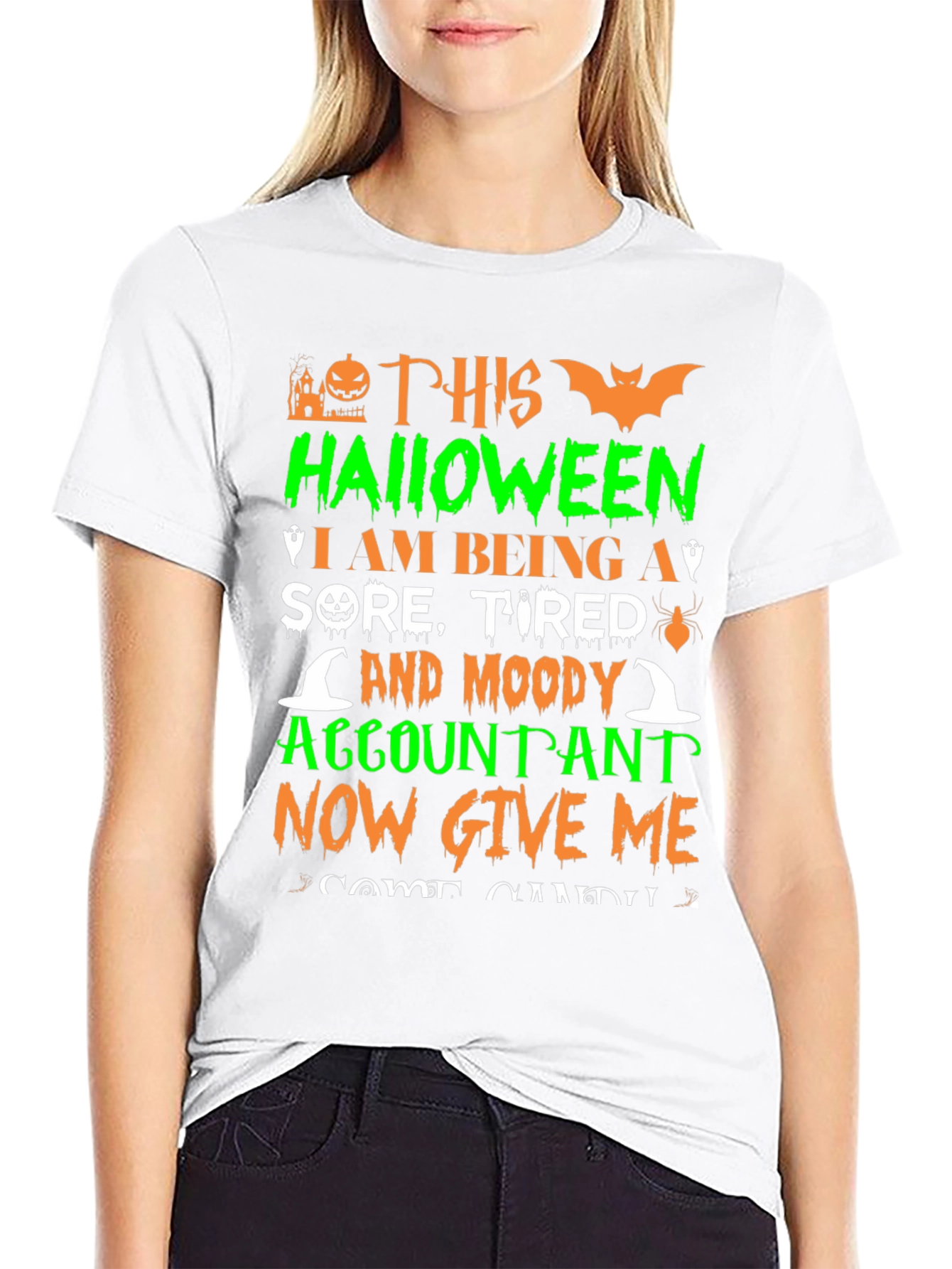 Halloween Accountant Graphic Tee