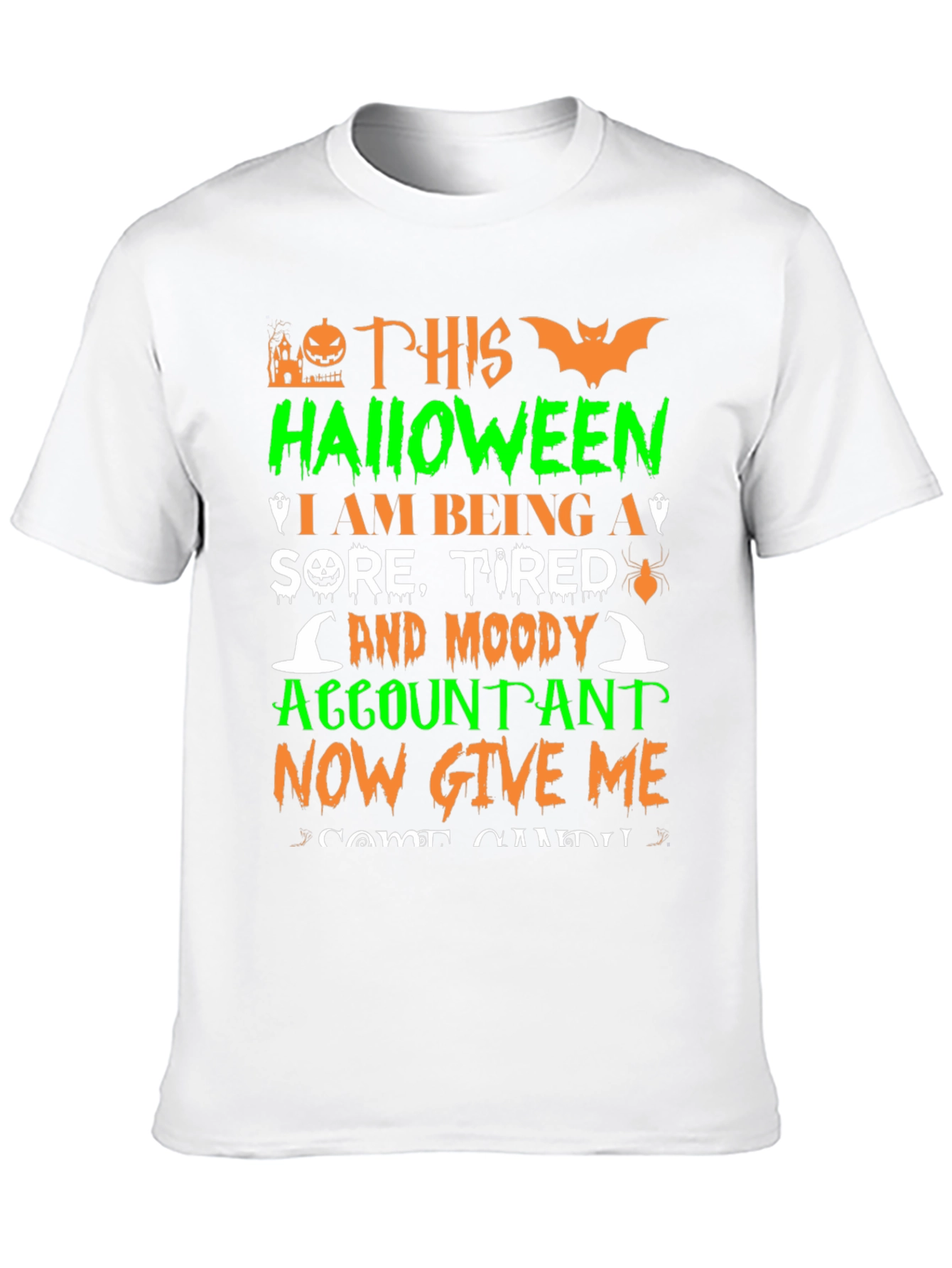 Halloween Accountant Graphic Tee