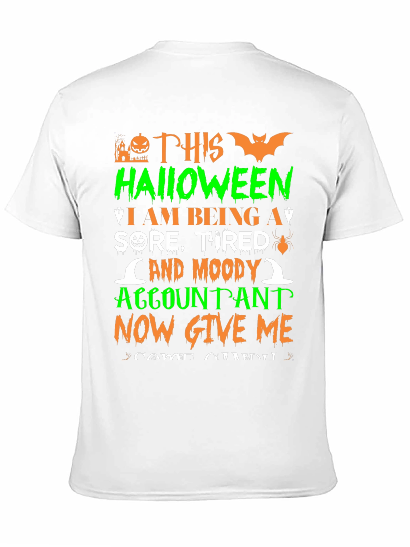 Halloween Accountant Graphic Tee