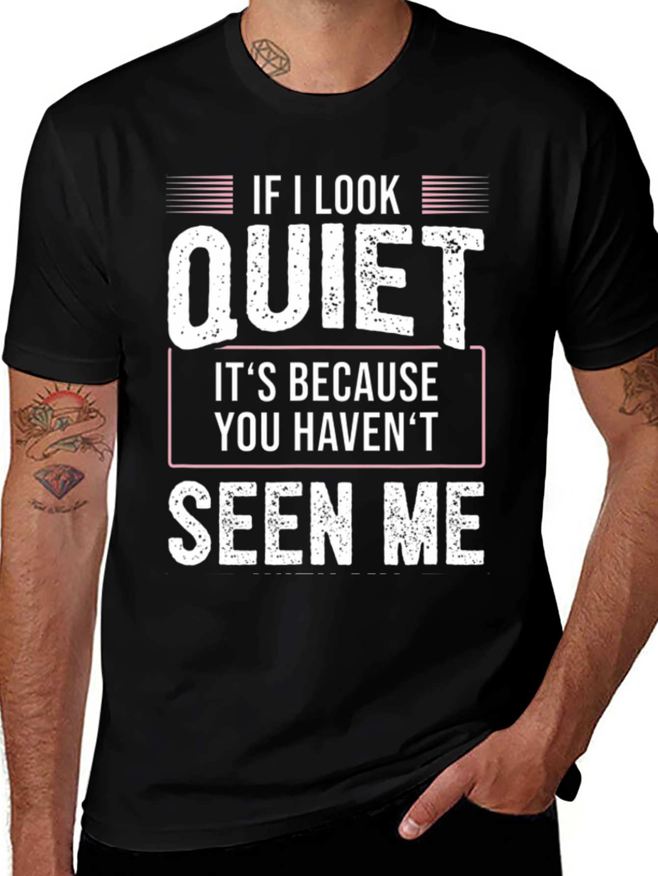 Quiet Seen Me Graphic Tee