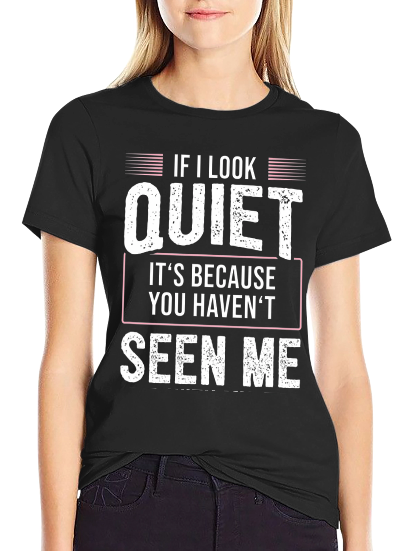 Quiet Seen Me Graphic Tee