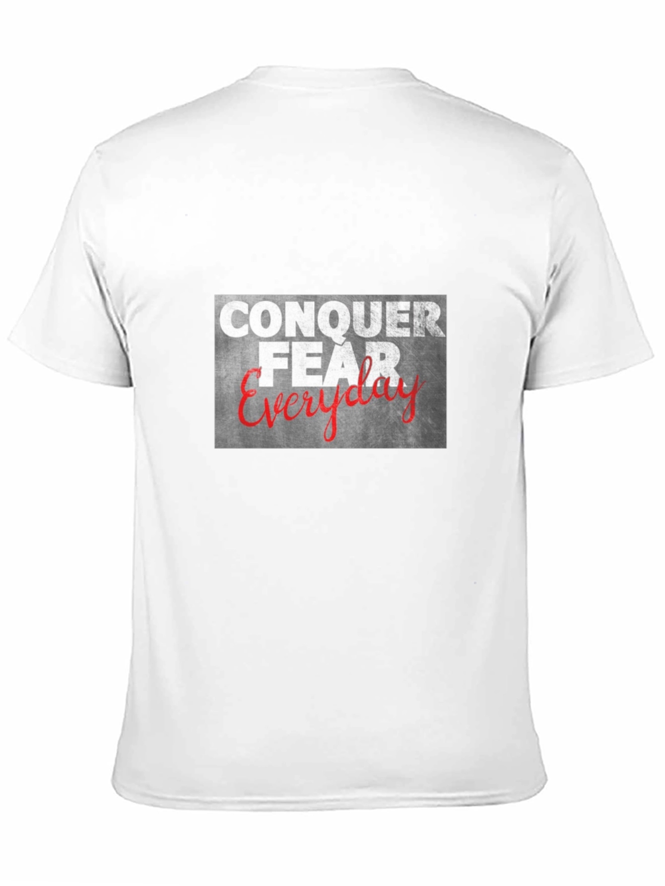 Conquer Fear Everyday Graphic Tee - Black