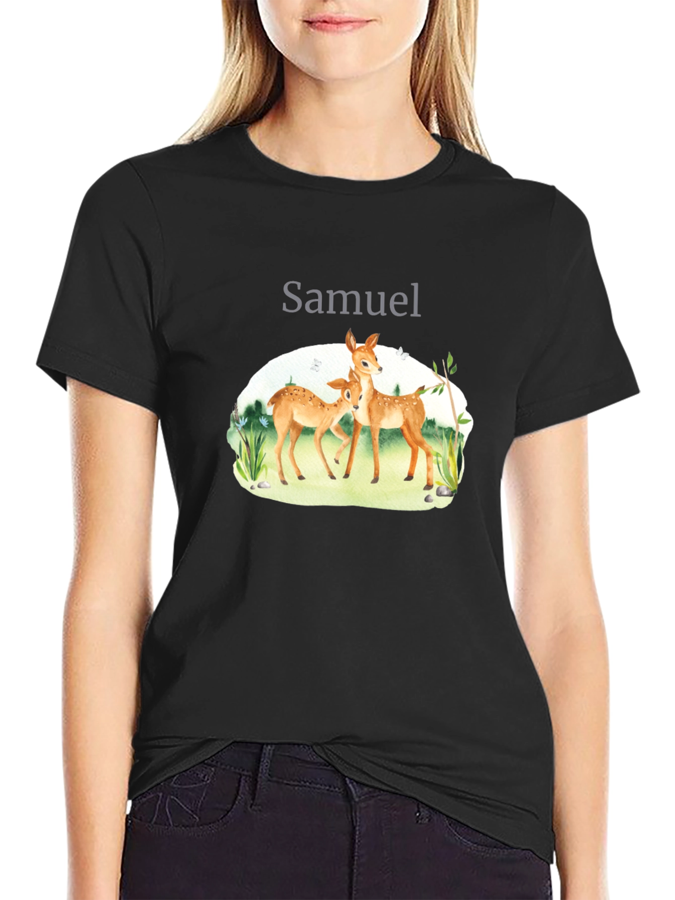 Samuel Deer Graphic T-Shirt