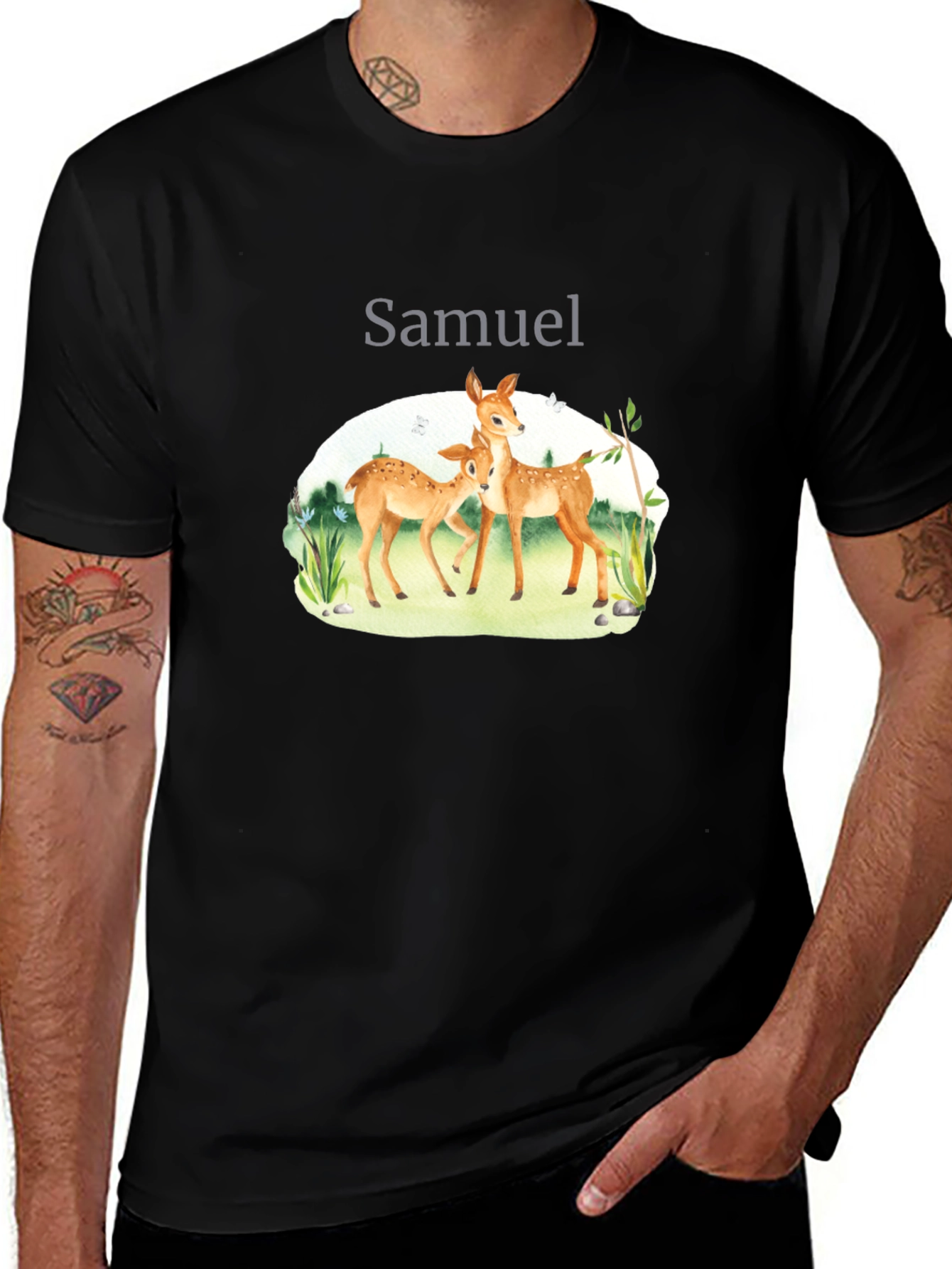 Samuel Deer Graphic T-Shirt
