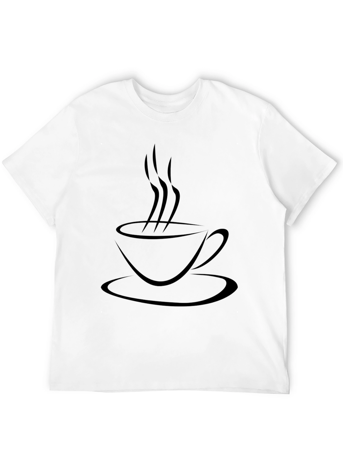 Coffee Cup Graphic Tee - Unisex Black T-Shirt