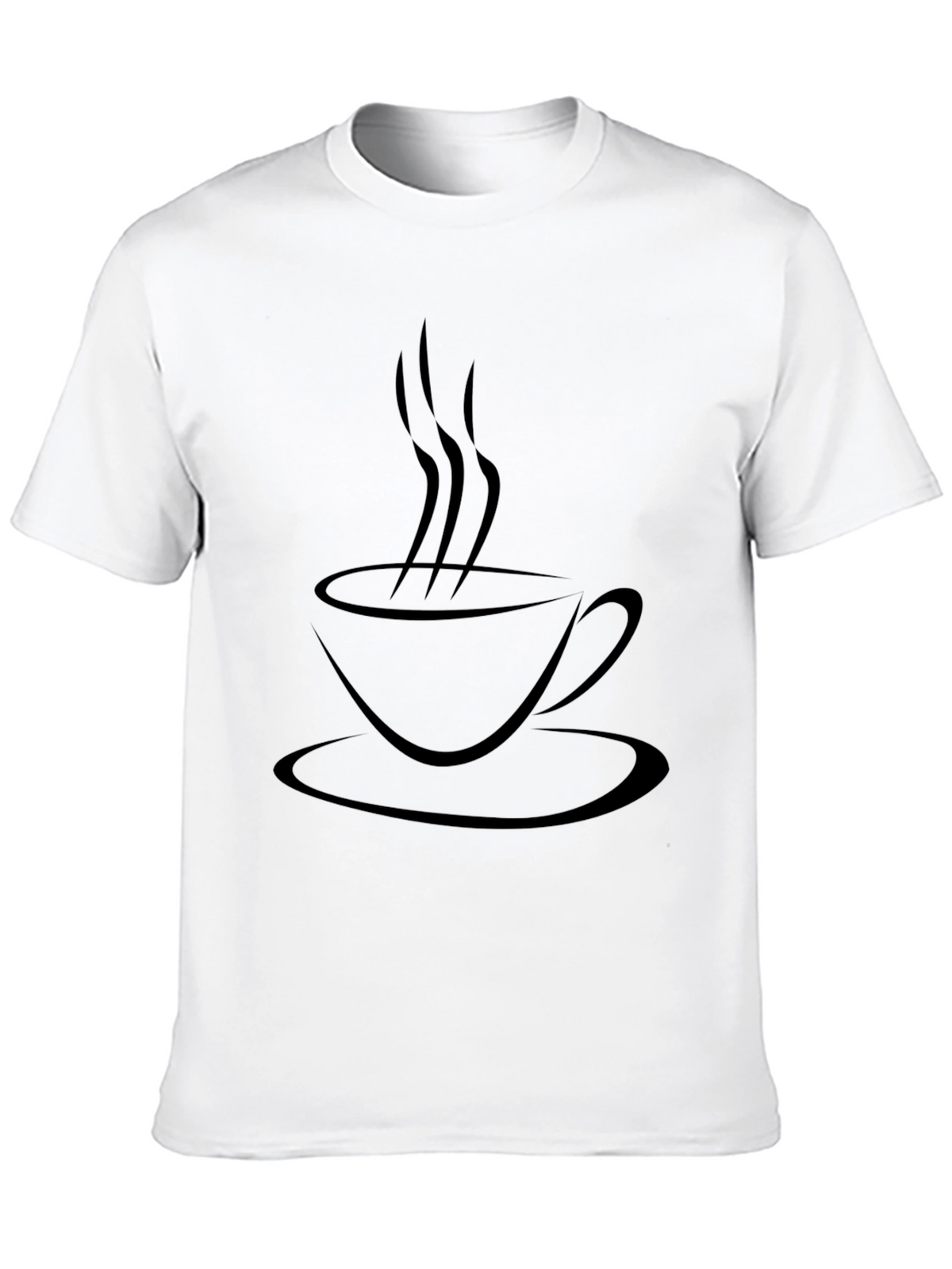 Coffee Cup Graphic Tee - Unisex Black T-Shirt
