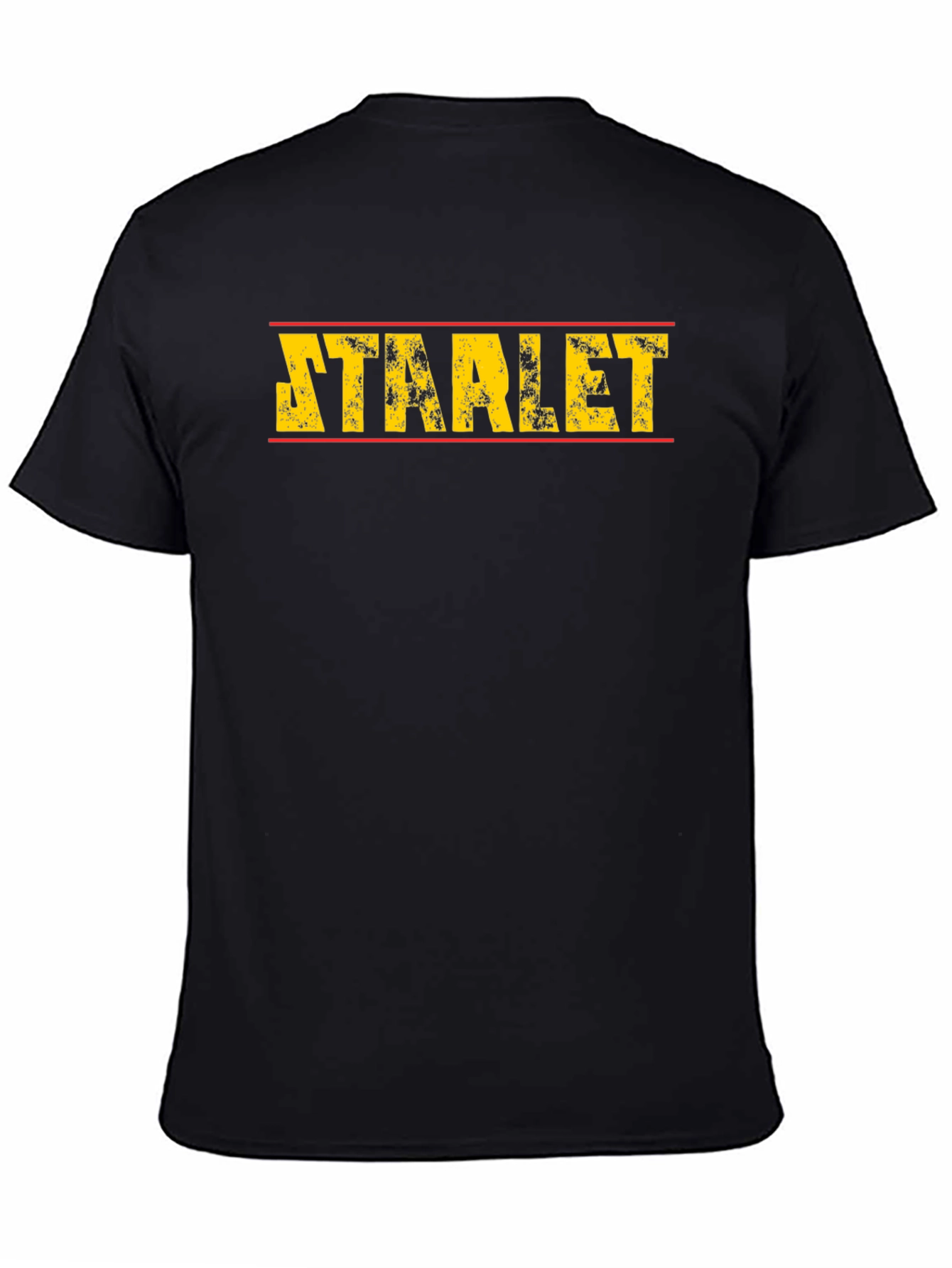 Starlet Graphic Tee - Retro Style Black T-Shirt