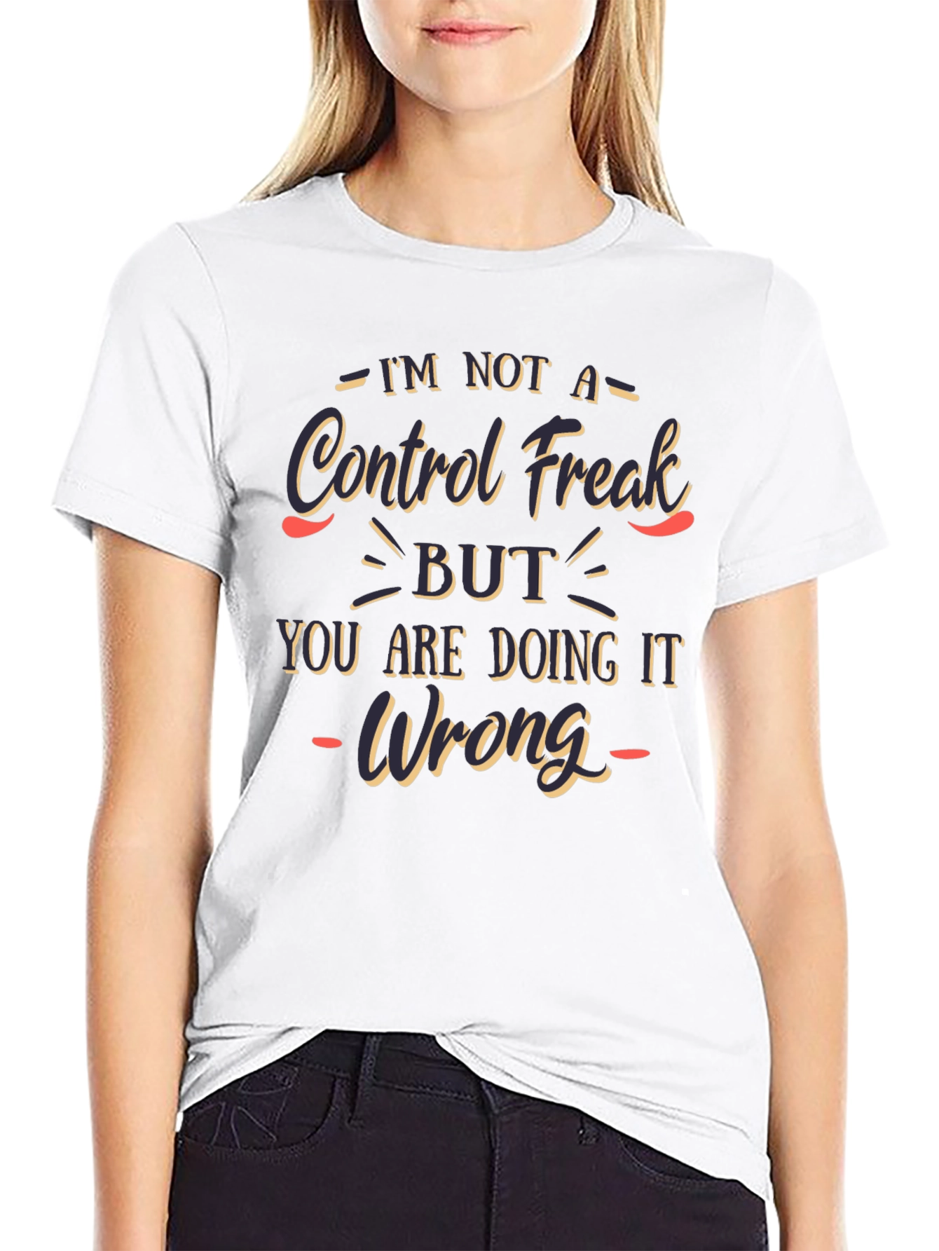 Funny Control Freak Mens T-Shirt
