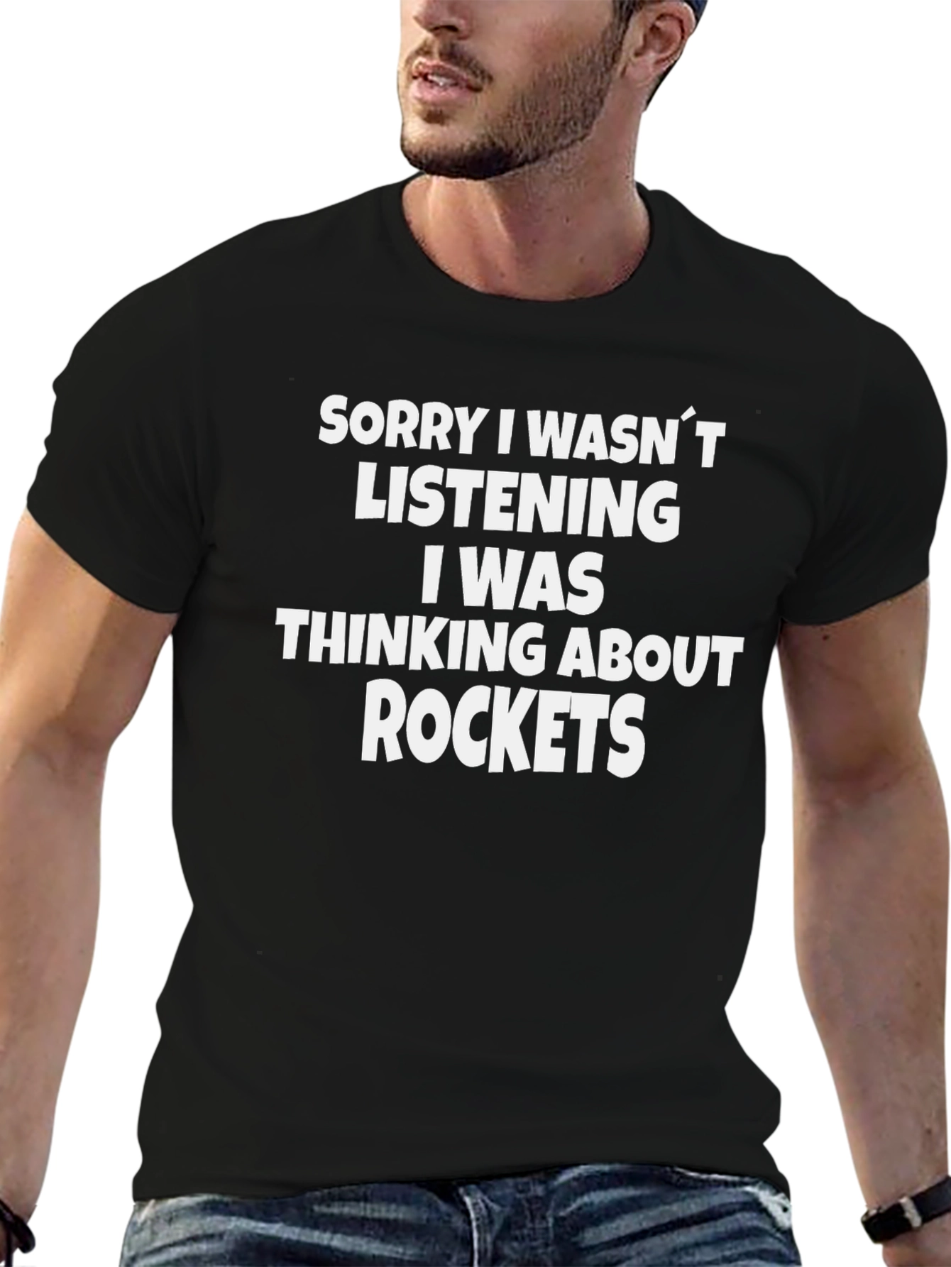 Rocket Thinking Graphic T-Shirt