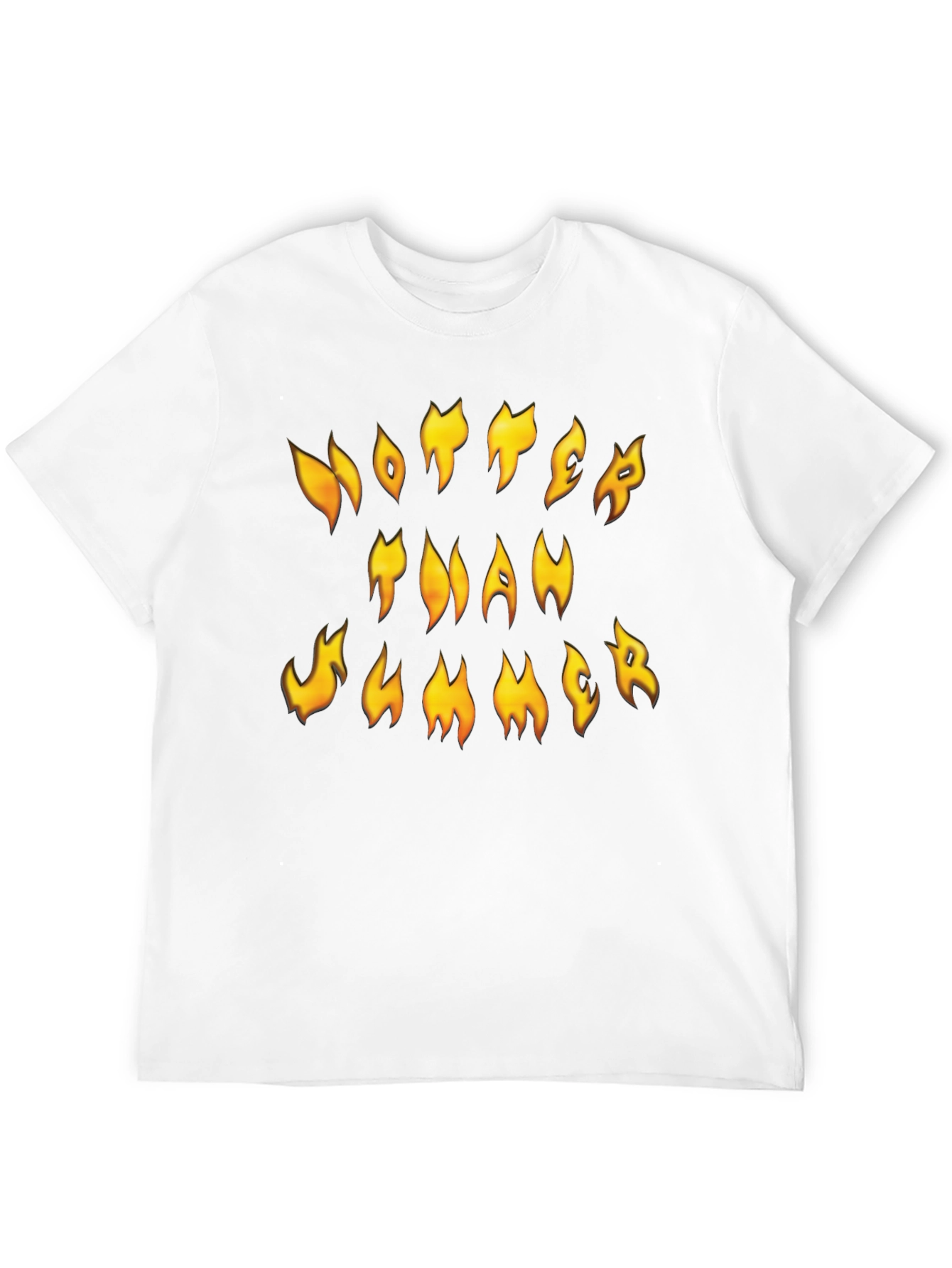 Hotter Than Summer Black Graphic Tee