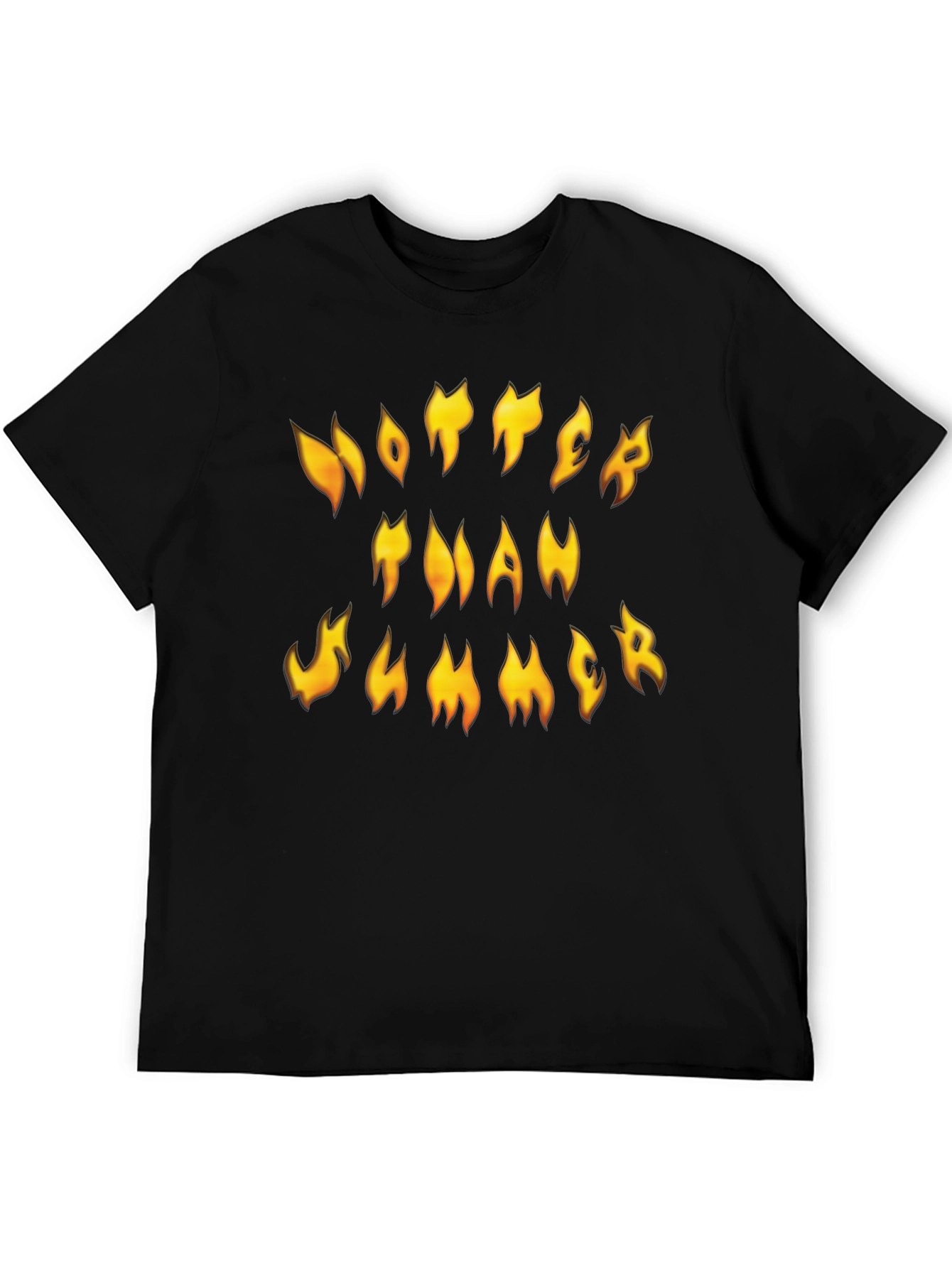 Hotter Than Summer Black Graphic Tee