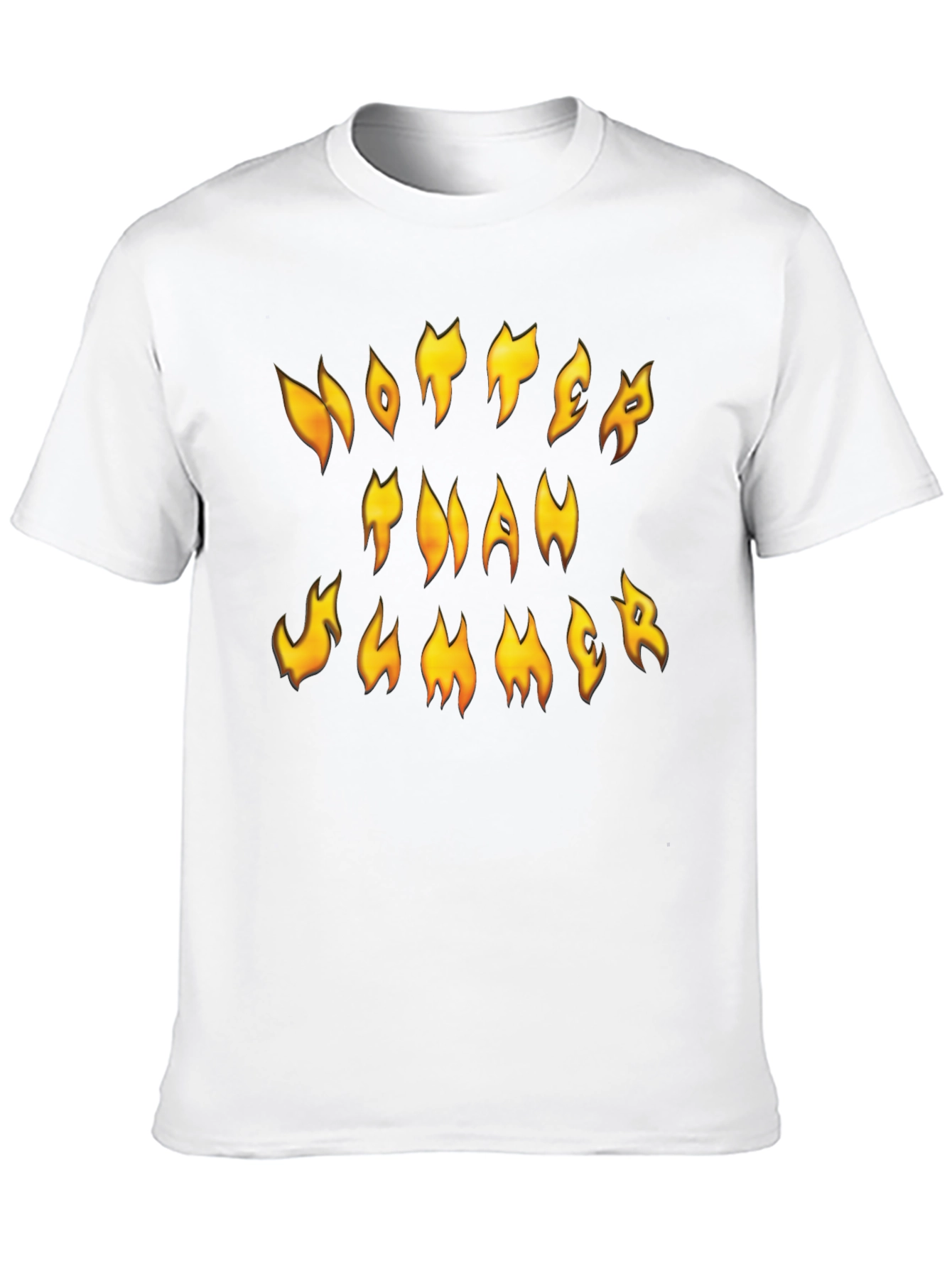 Hotter Than Summer Black Graphic Tee