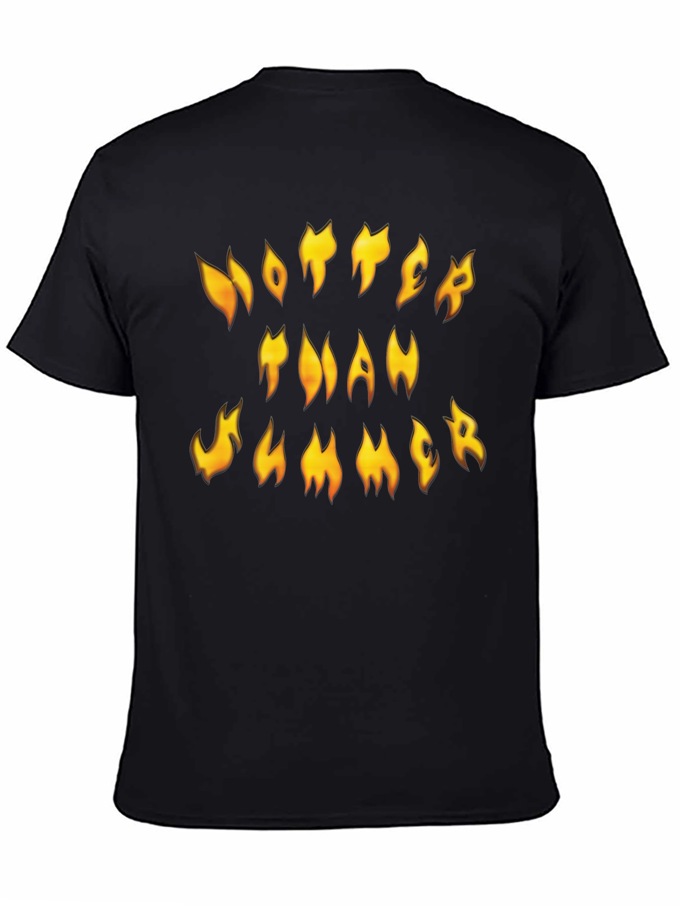 Hotter Than Summer Black Graphic Tee