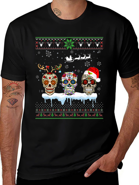 Sugar Skull Christmas T-Shirt