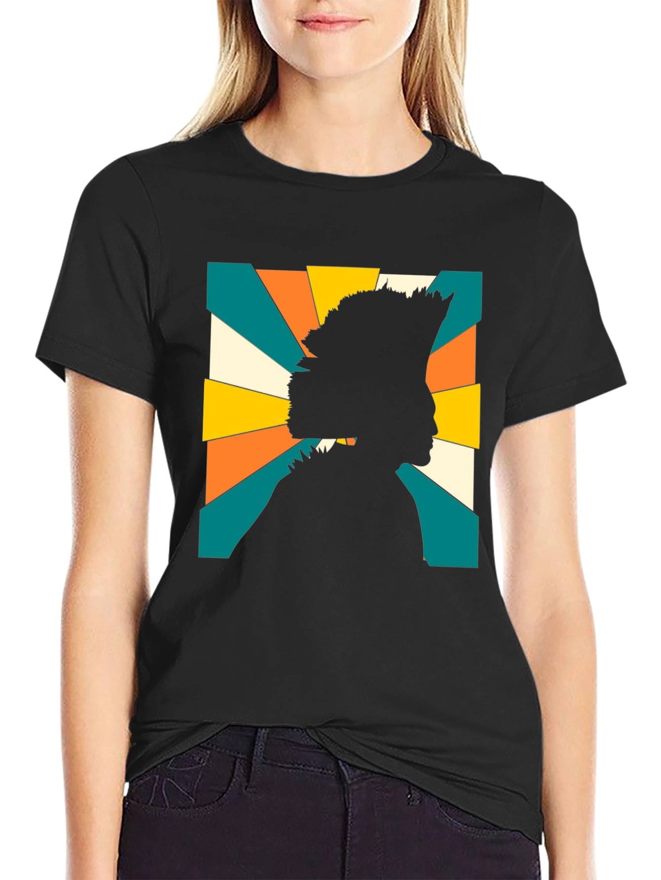 Retro Silhouette Graphic T-Shirt