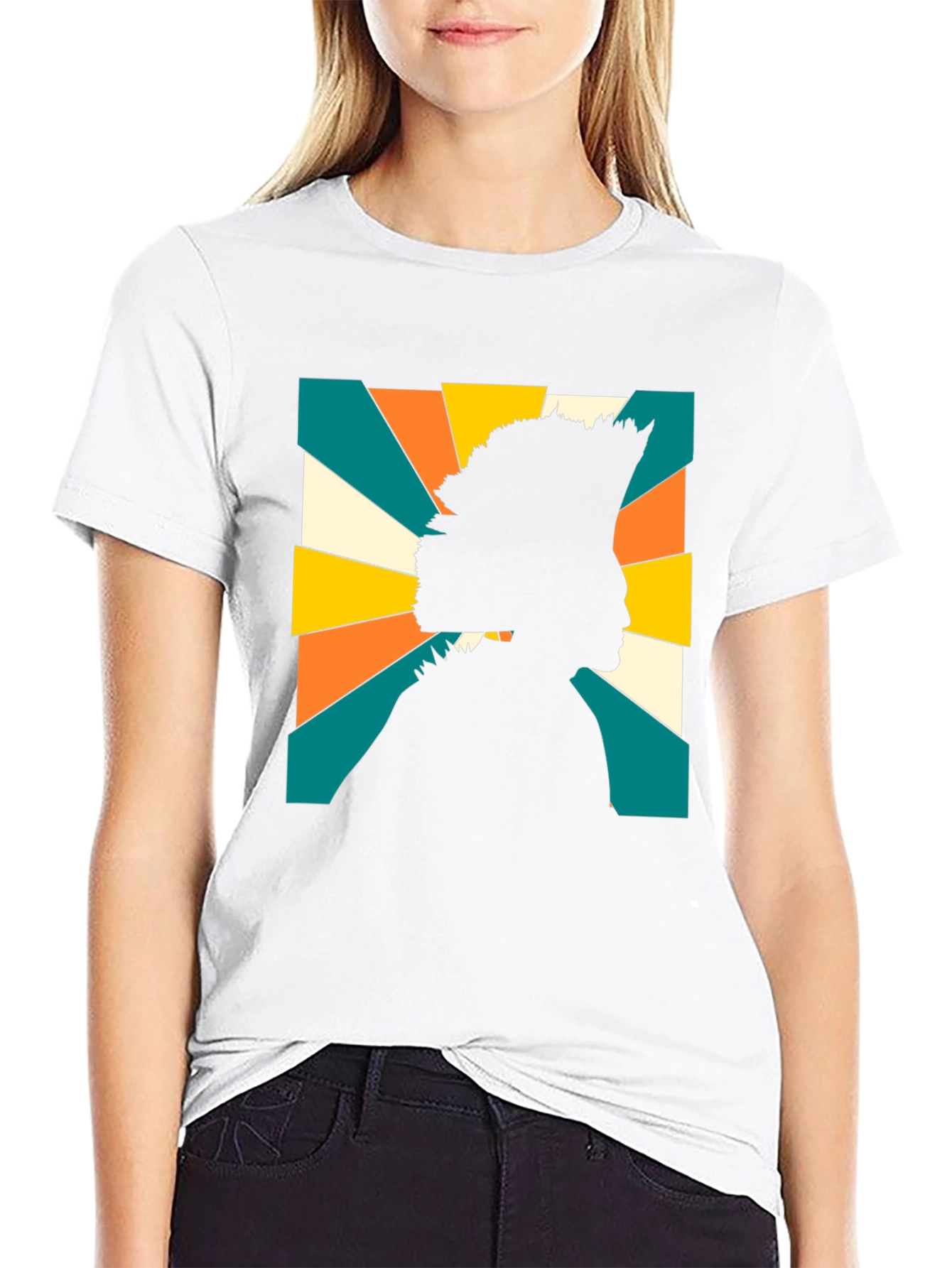 Retro Silhouette Graphic T-Shirt