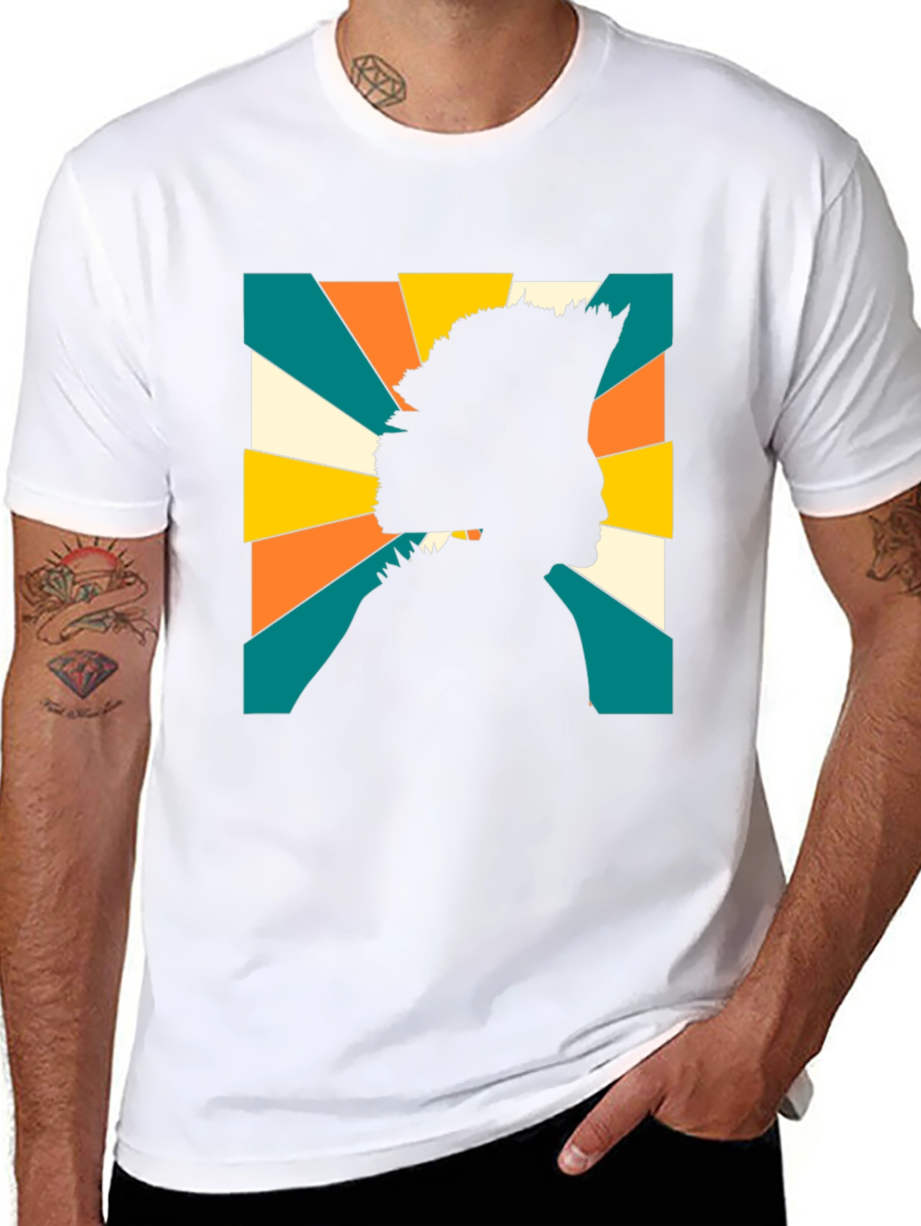 Retro Silhouette Graphic T-Shirt