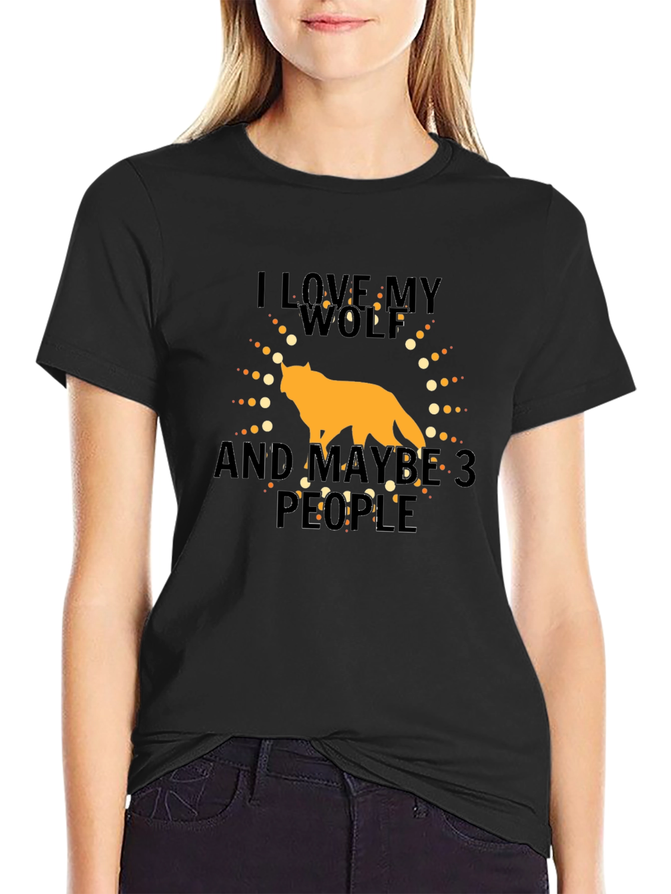 I Love My Wolf Graphic Tee