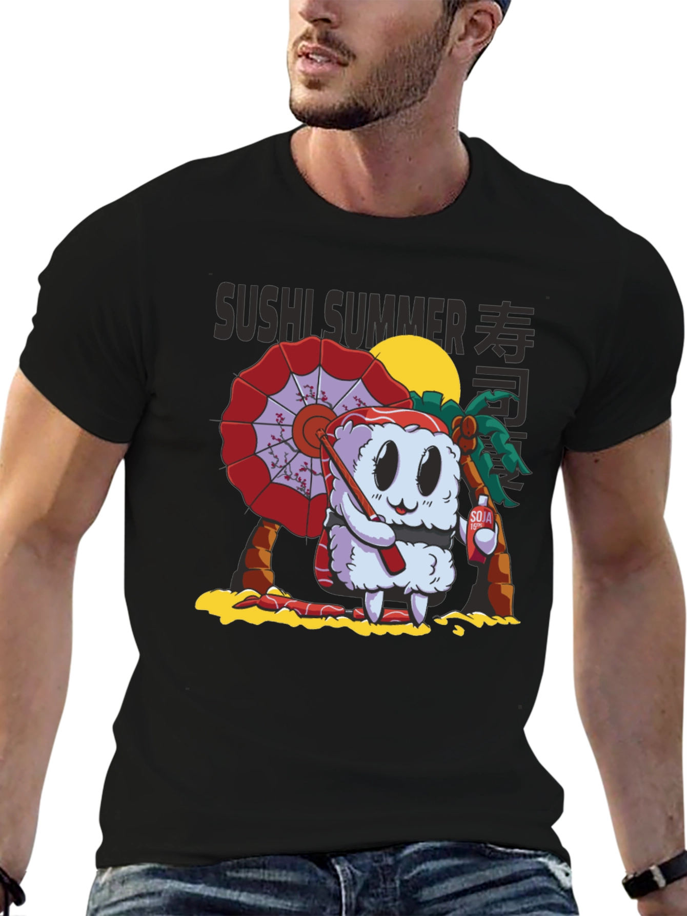 Sushi Summer Graphic T-Shirt