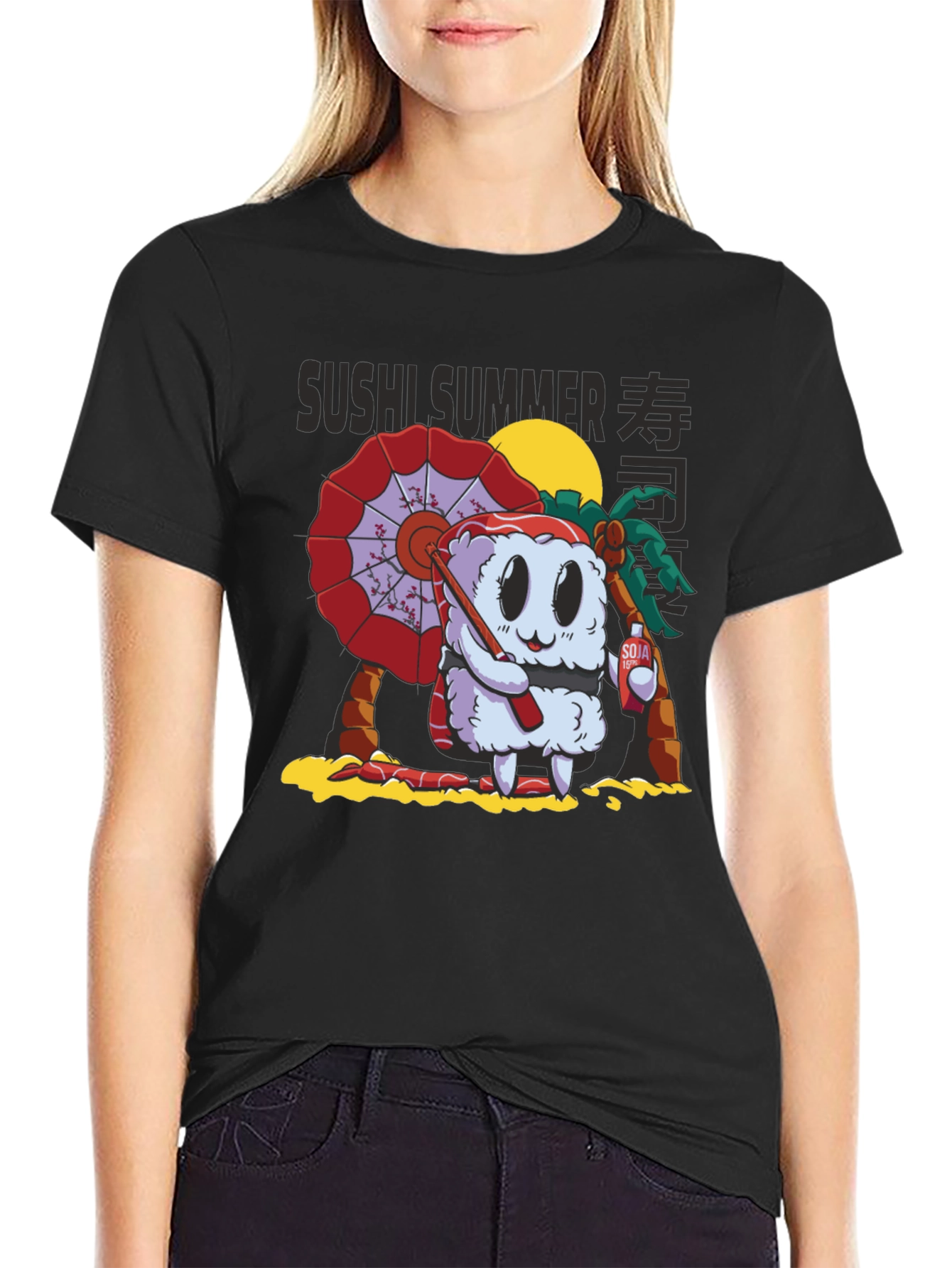 Sushi Summer Graphic T-Shirt