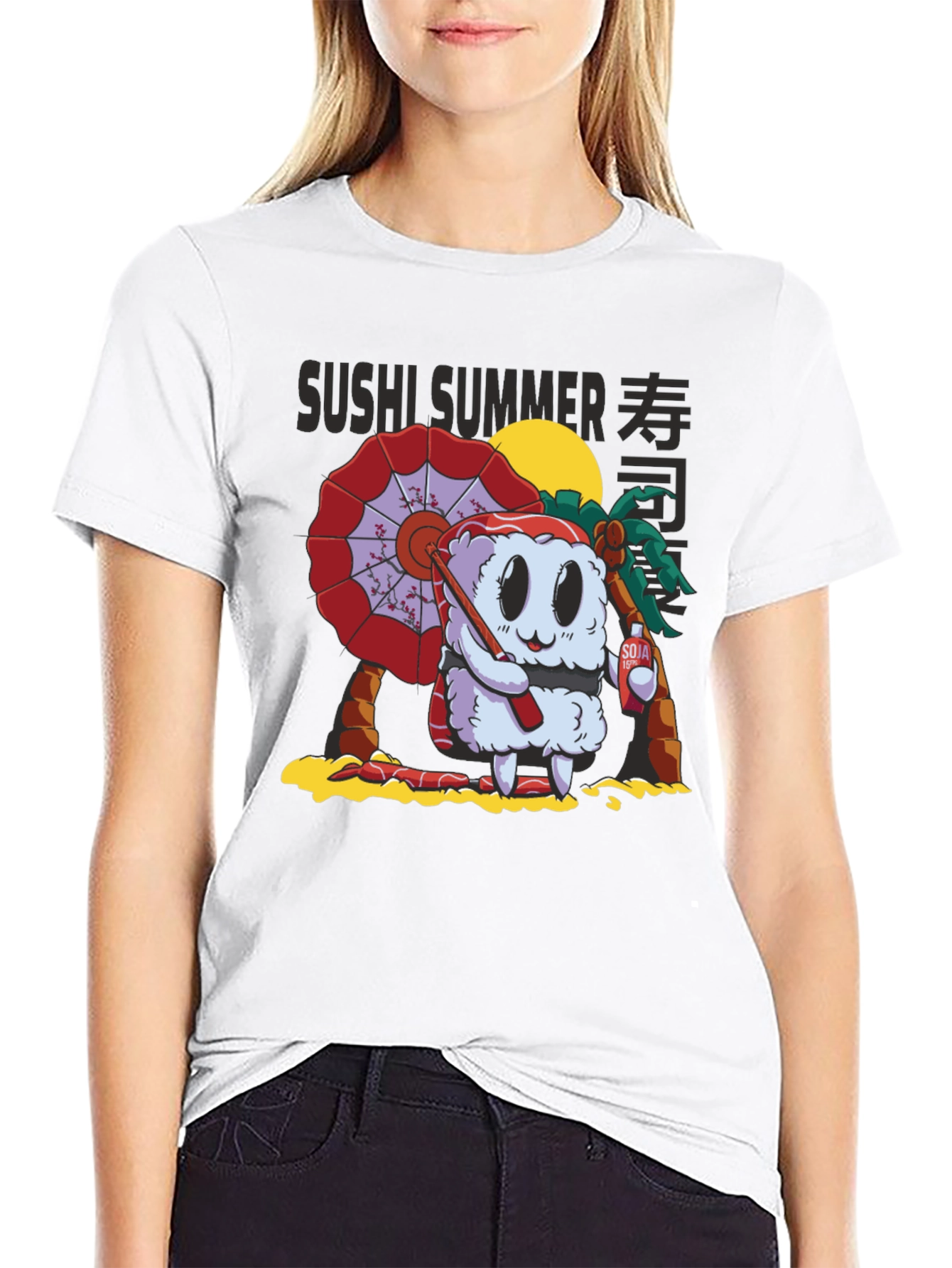 Sushi Summer Graphic T-Shirt