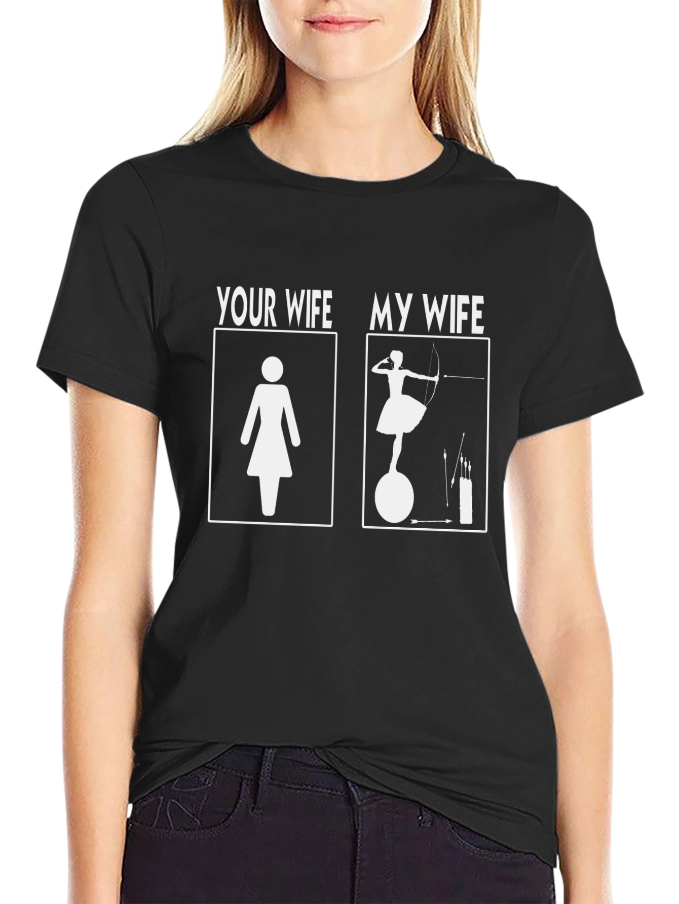 Humorous My Wife Graphic T-Shirt