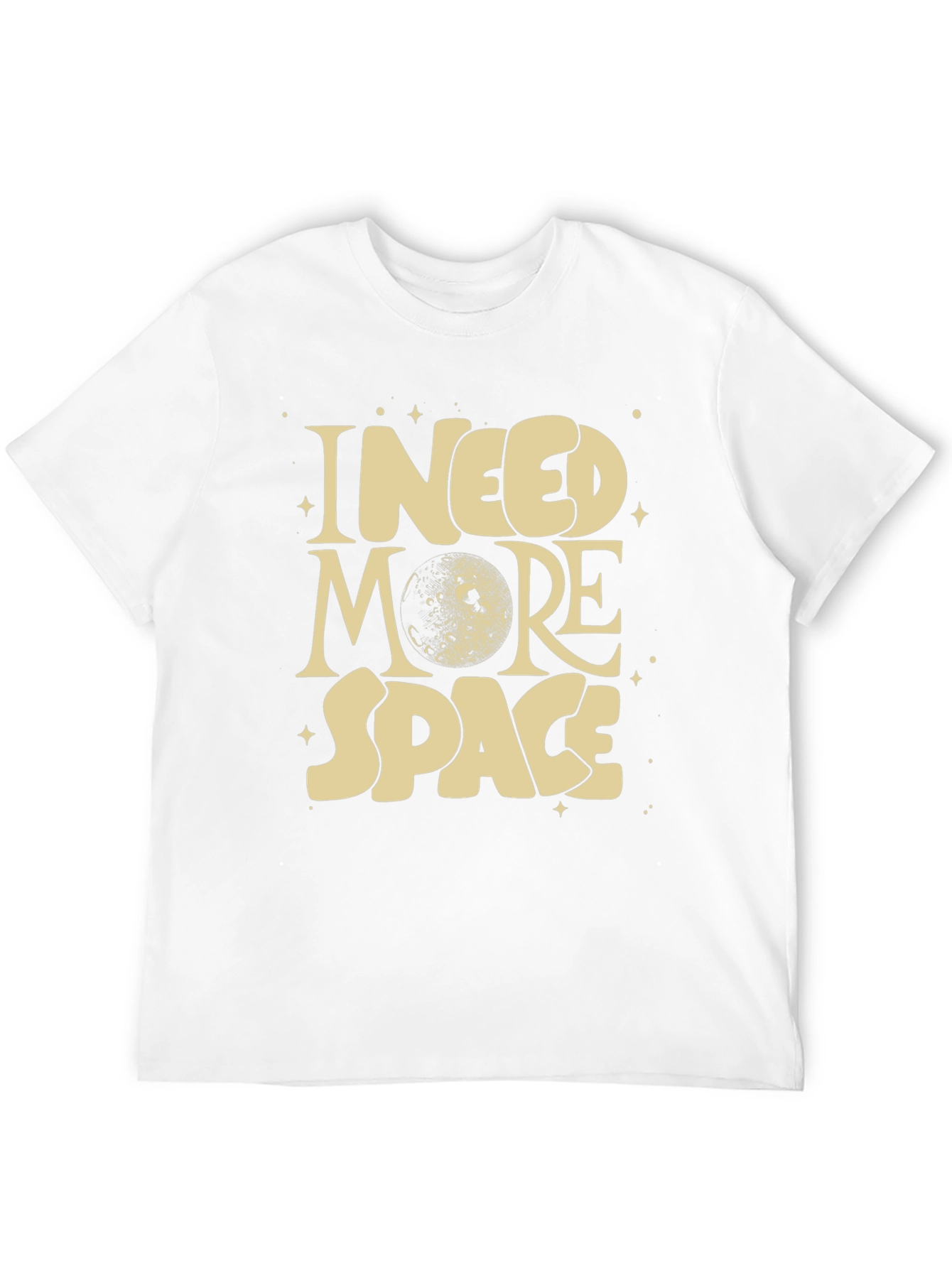 I Need More Space Graphic T-Shirt - Black
